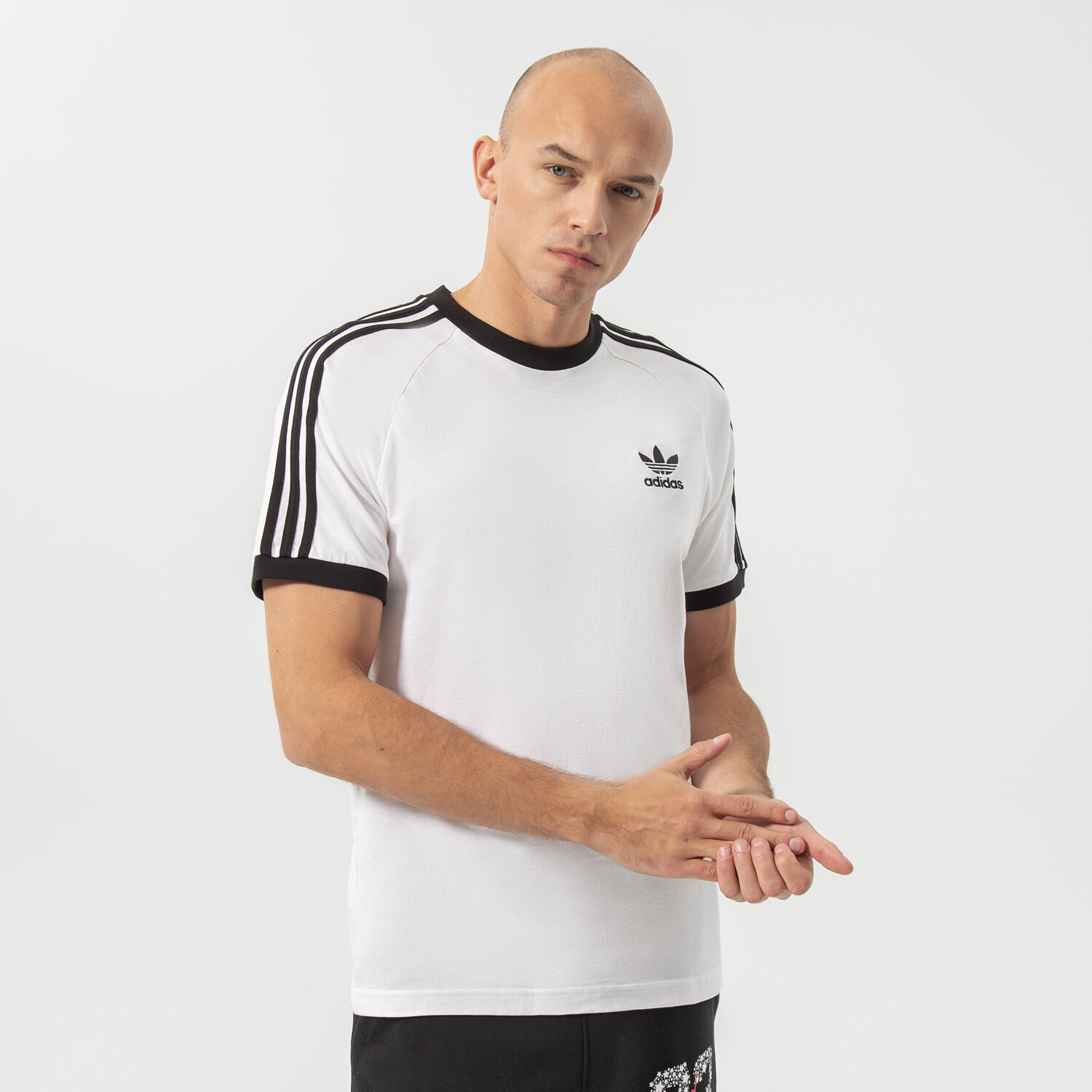 Bărbați tricou ADIDAS TRICOU 3-STRIPES TEE GN3494 Alb