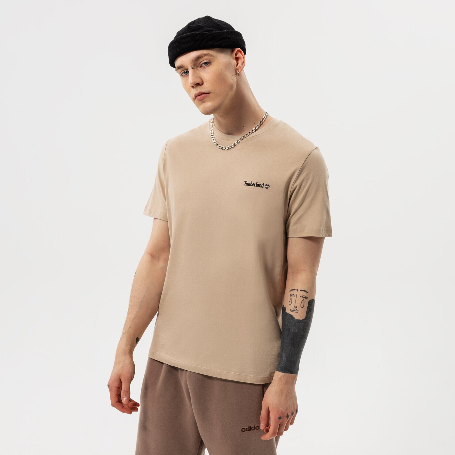 Bărbați tricou TIMBERLAND TRICOU EPP - SMALL LOGO PRINT TEE TB0A5PGZ2691 Maro