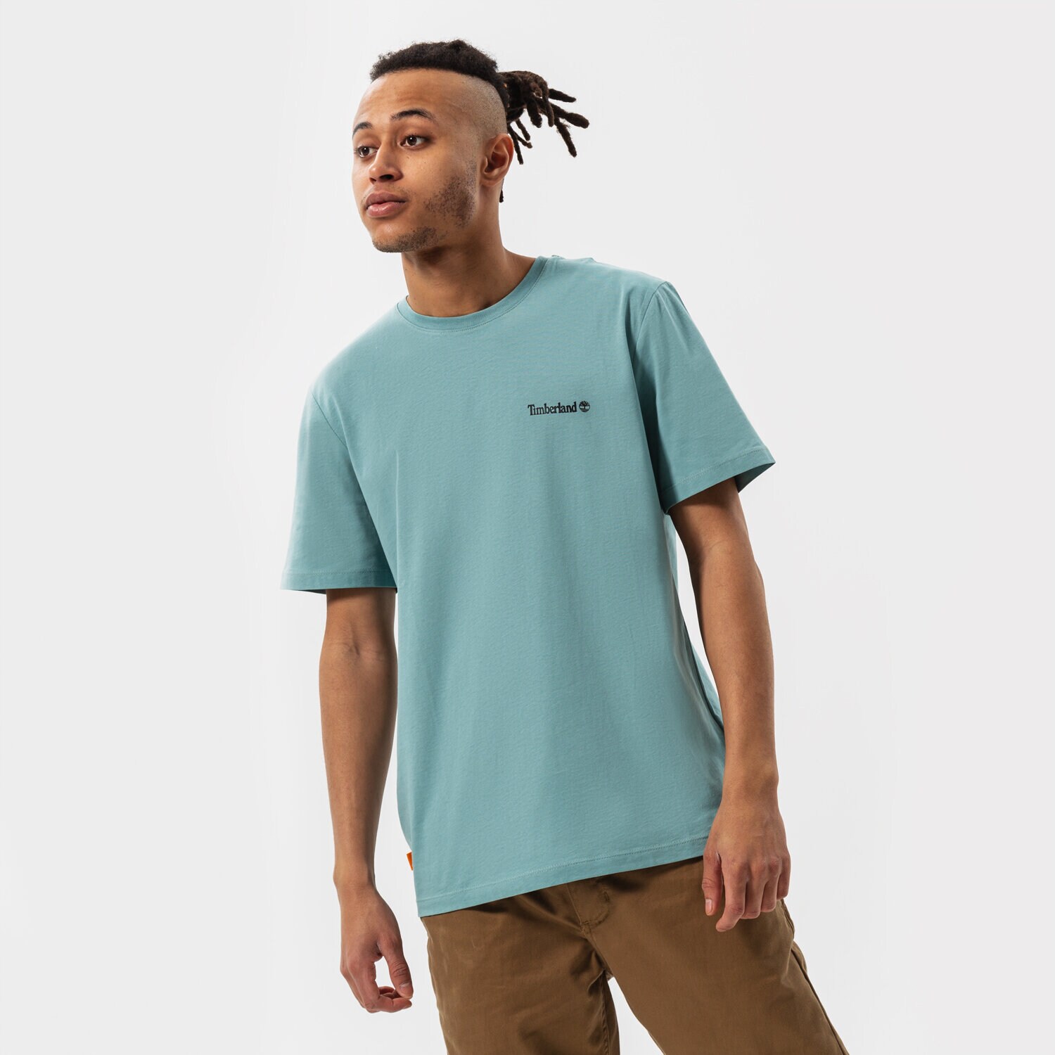 Bărbați tricou TIMBERLAND TRICOU EPP - SMALL LOGO PRINT TEE TB0A5PGZG991 Verde