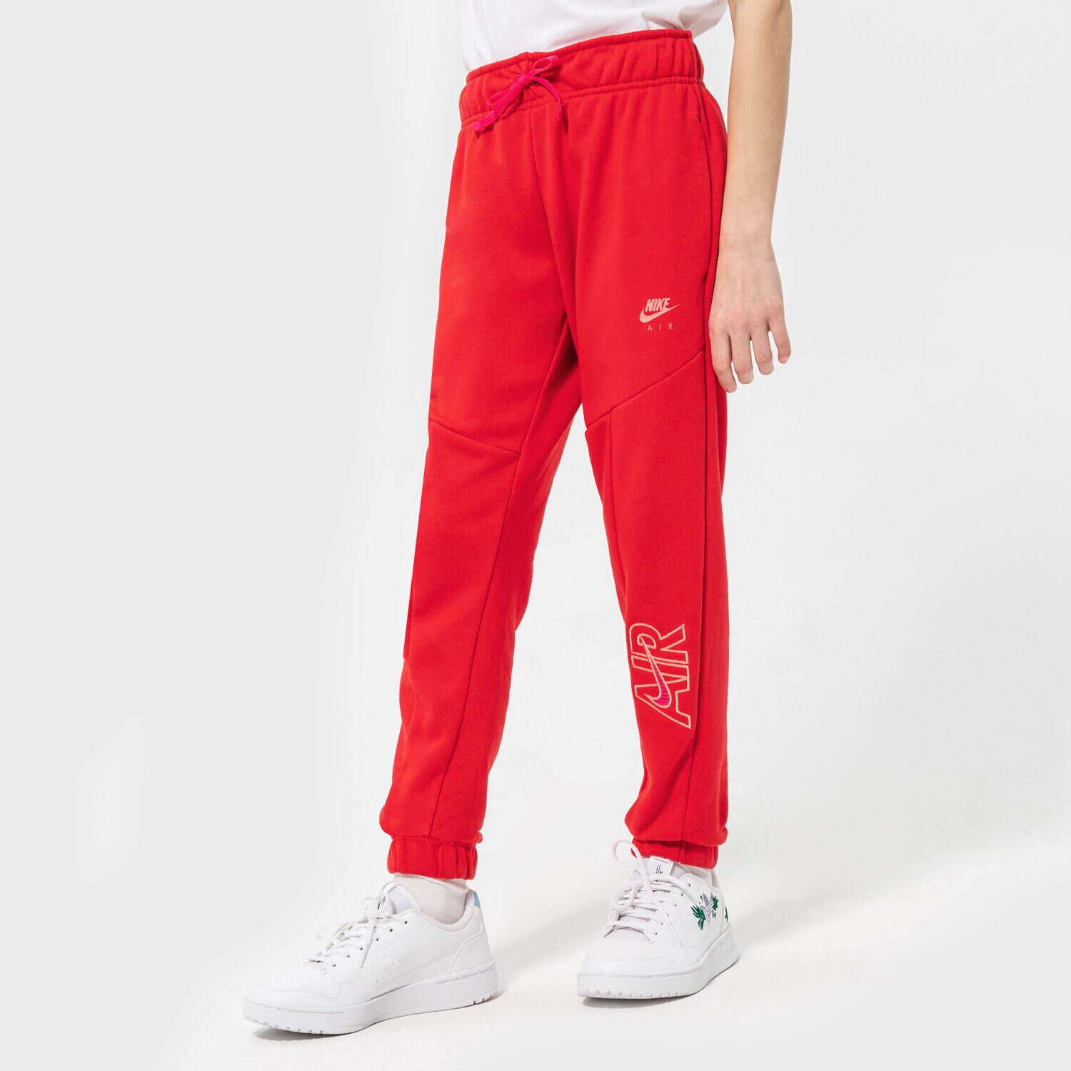 Pantaloni pentru copii NIKE PANTALONI G NSW AIR FT PANT GIRL DM8373-657 Roșu