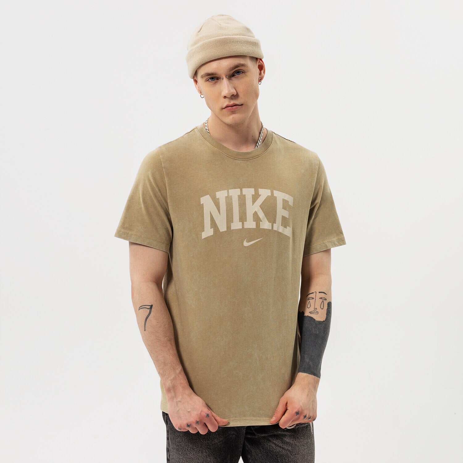 Bărbați tricou NIKE TRICOU M NSW ARCH SS TEE ESS DC0724-297 Kaki
