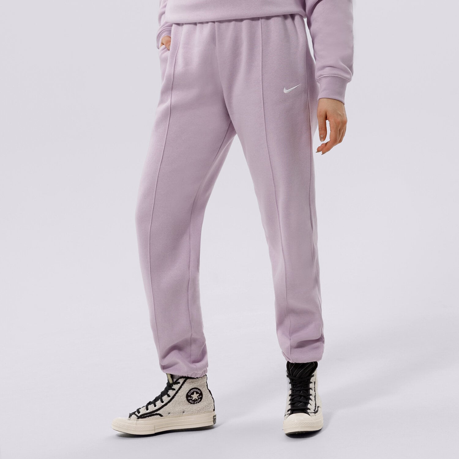 Femei pantaloni NIKE PANTALONI W NSW ESSNTL CLCTN FLC PANT DQ5098-530 Violet