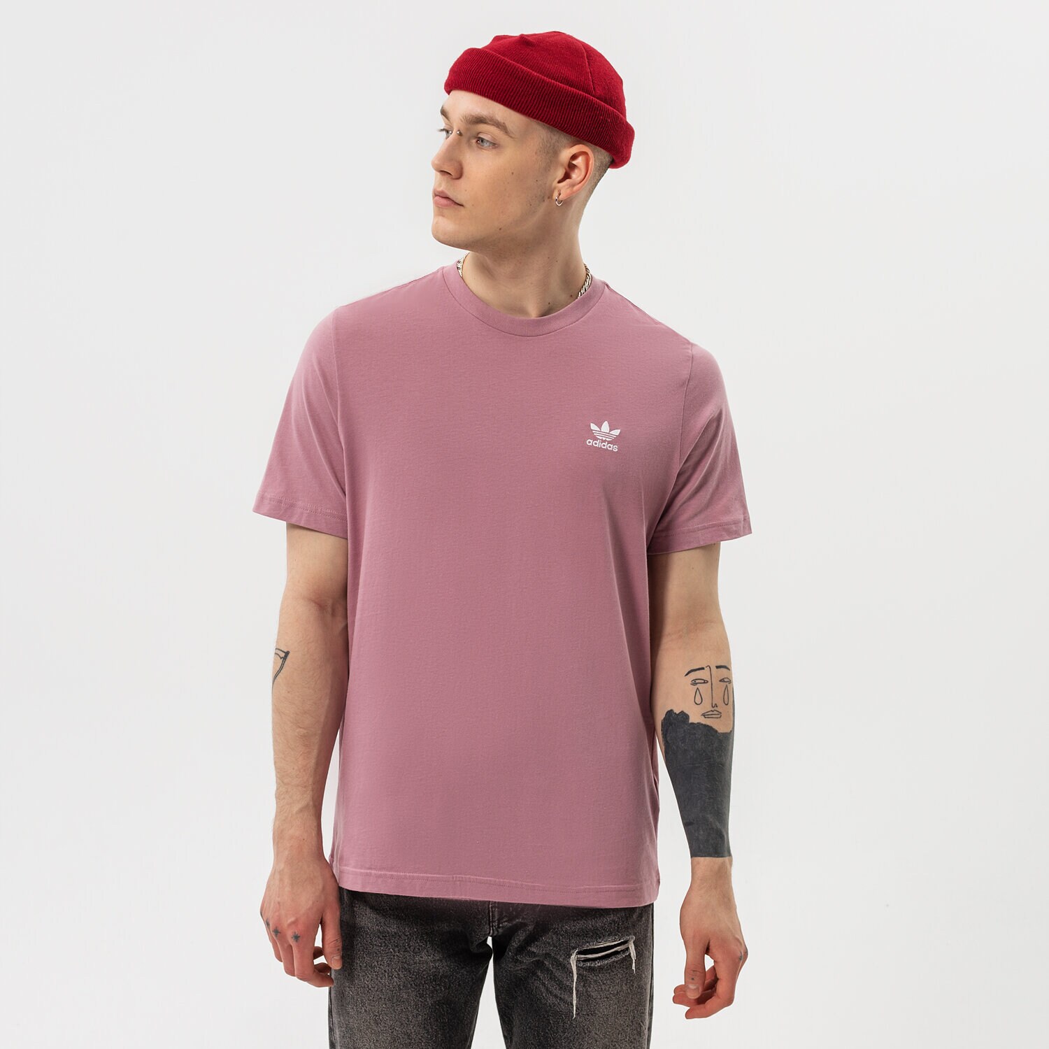 Bărbați tricou ADIDAS TRICOU ESSENTIAL TEE HE9444 Violet