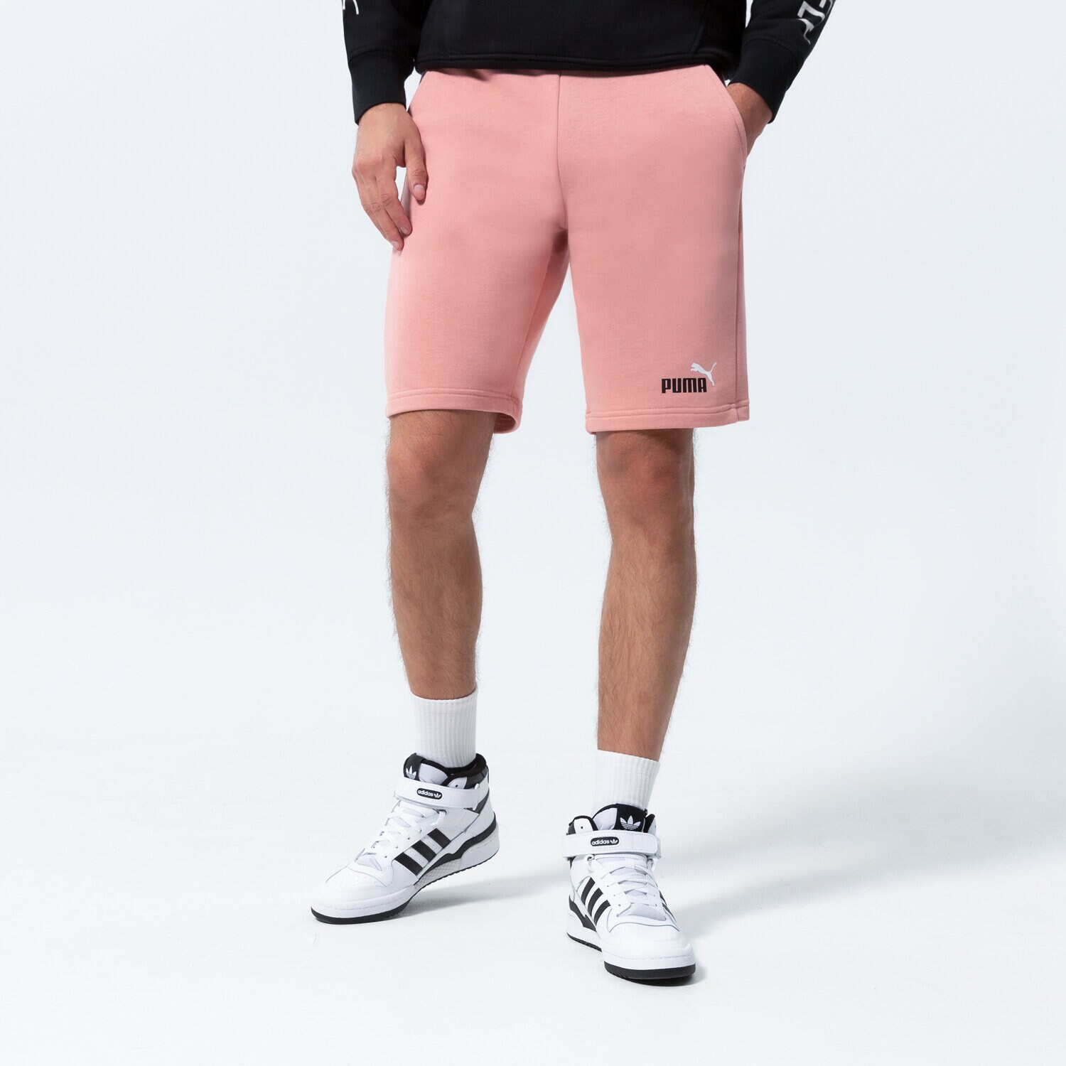 Femei pantaloni scurți PUMA PANTALONI SCURȚI ESS+ 2 COL SHORTS 10" 586766 24 corai