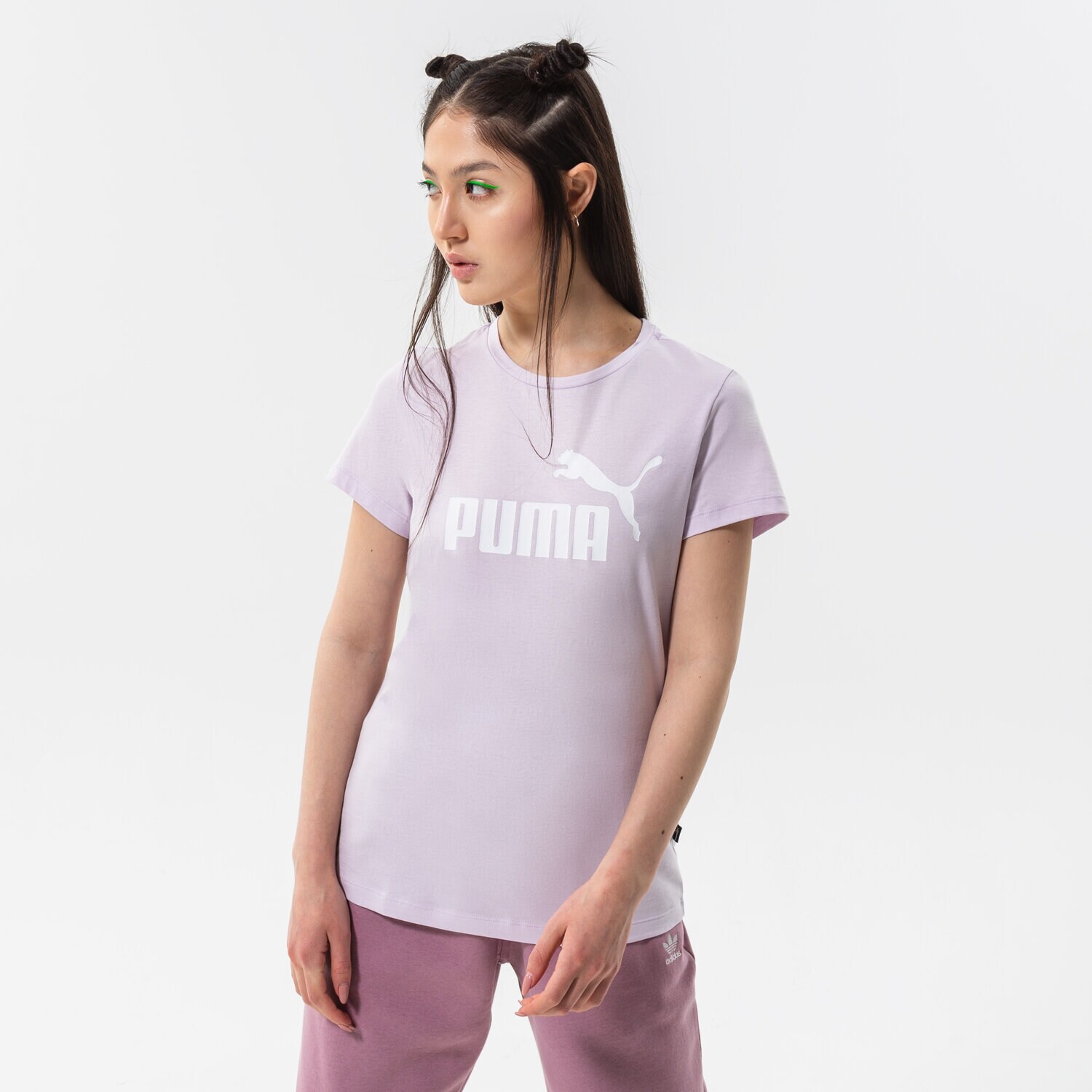 Femei tricou PUMA TRICOU ESS LOGO (S) 586775 17 Violet