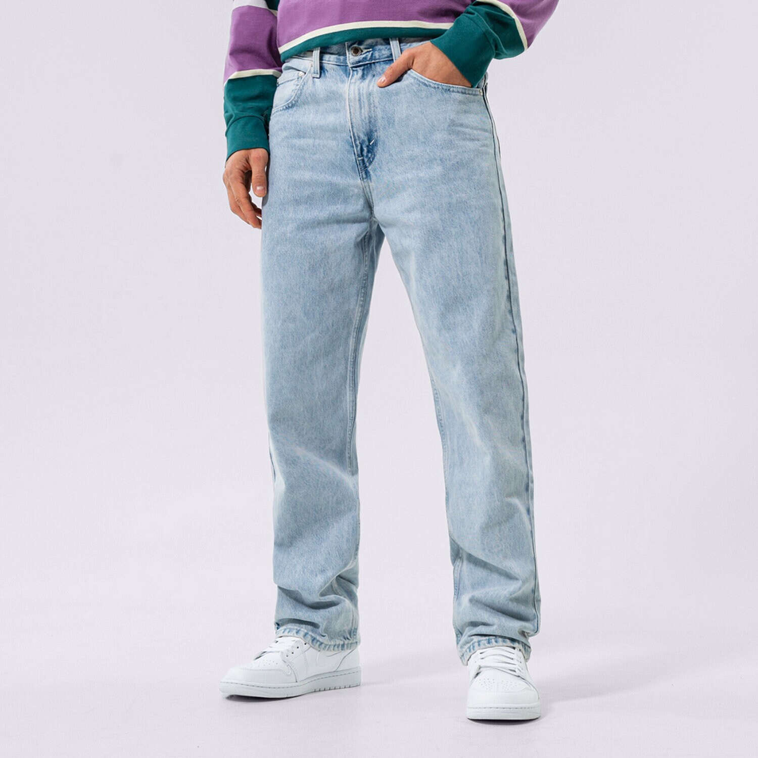 Bărbați pantaloni LEVI'S PANTALONI SILVERTAB LOOSE A3421-0002 Albastru