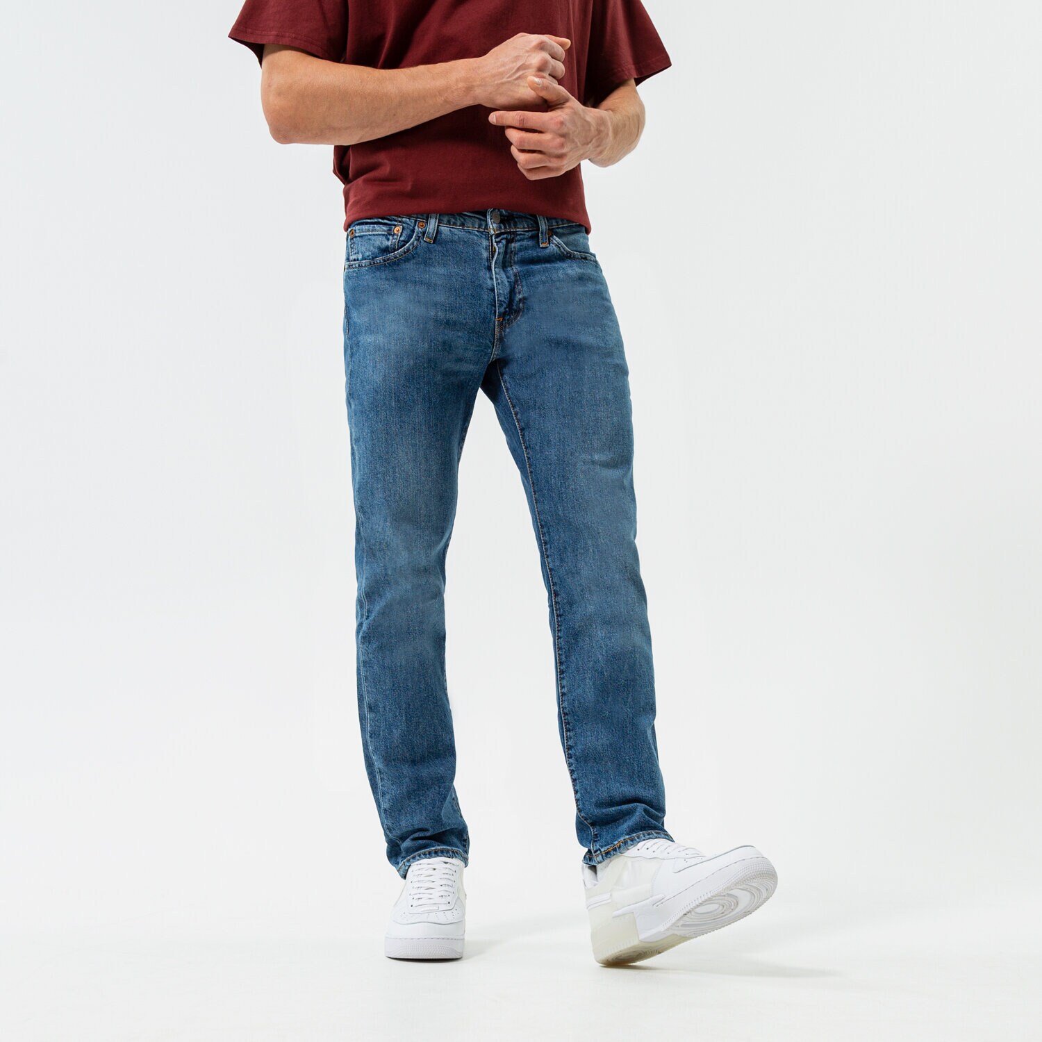 Bărbați pantaloni LEVI'S PANTALONI  511 SLIM 04511-5471 Bleumarin