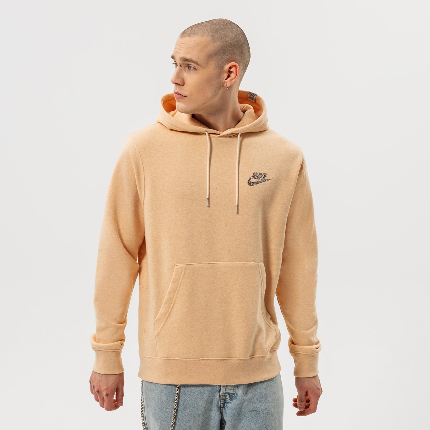 Bărbați bluză NIKE BLUZĂ CU GLUGĂ NSW REVIVAL FLC PO HOODIE C DM5624-268 Bej