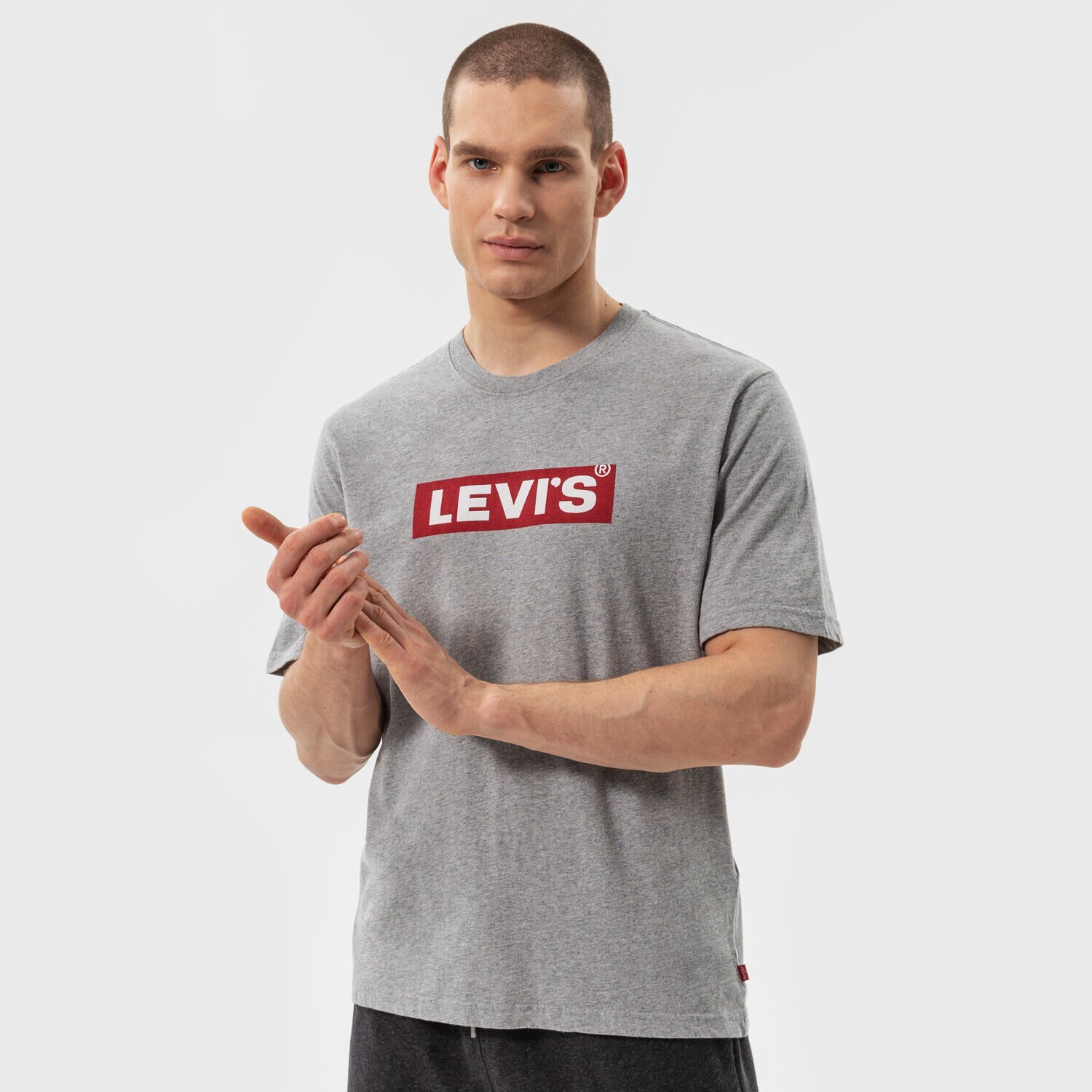 Bărbați tricou LEVI'S TRICOU SS RELAXED FIT TEE 16143-0435 Gri
