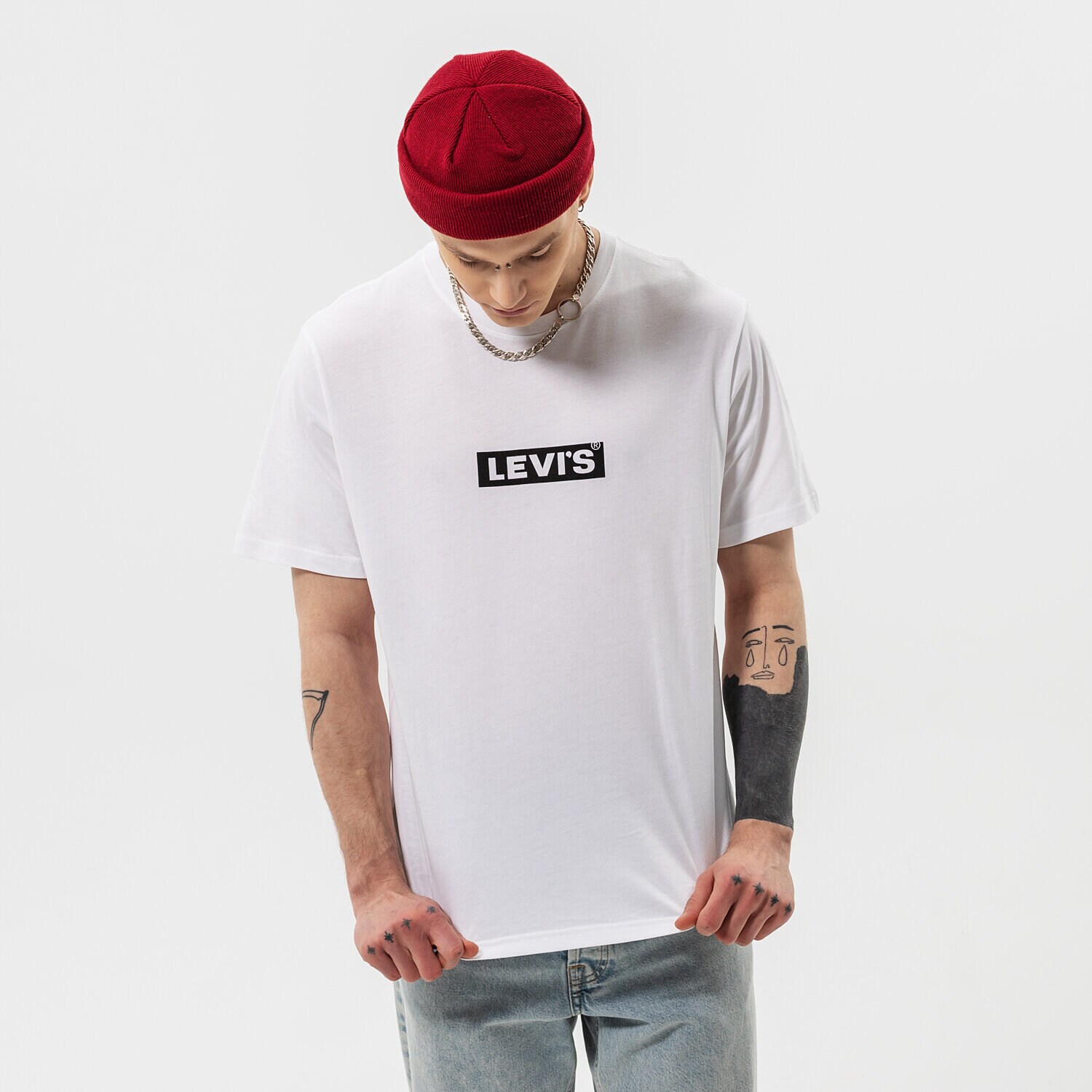 Bărbați tricou LEVI'S TRICOU RELAXED SS TEE AGILITY A2082-0057 Alb