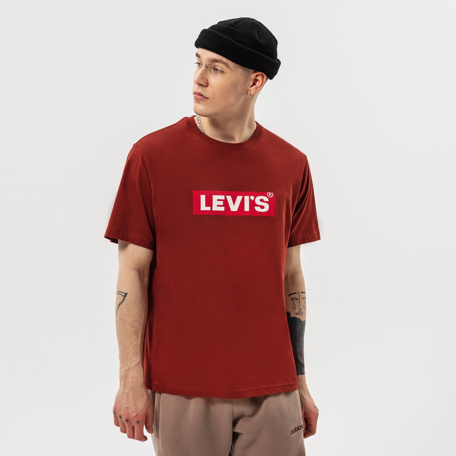 Bărbați tricou LEVI'S TRICOU MT-GRAPHIC TEES A2082-0049 Bordo