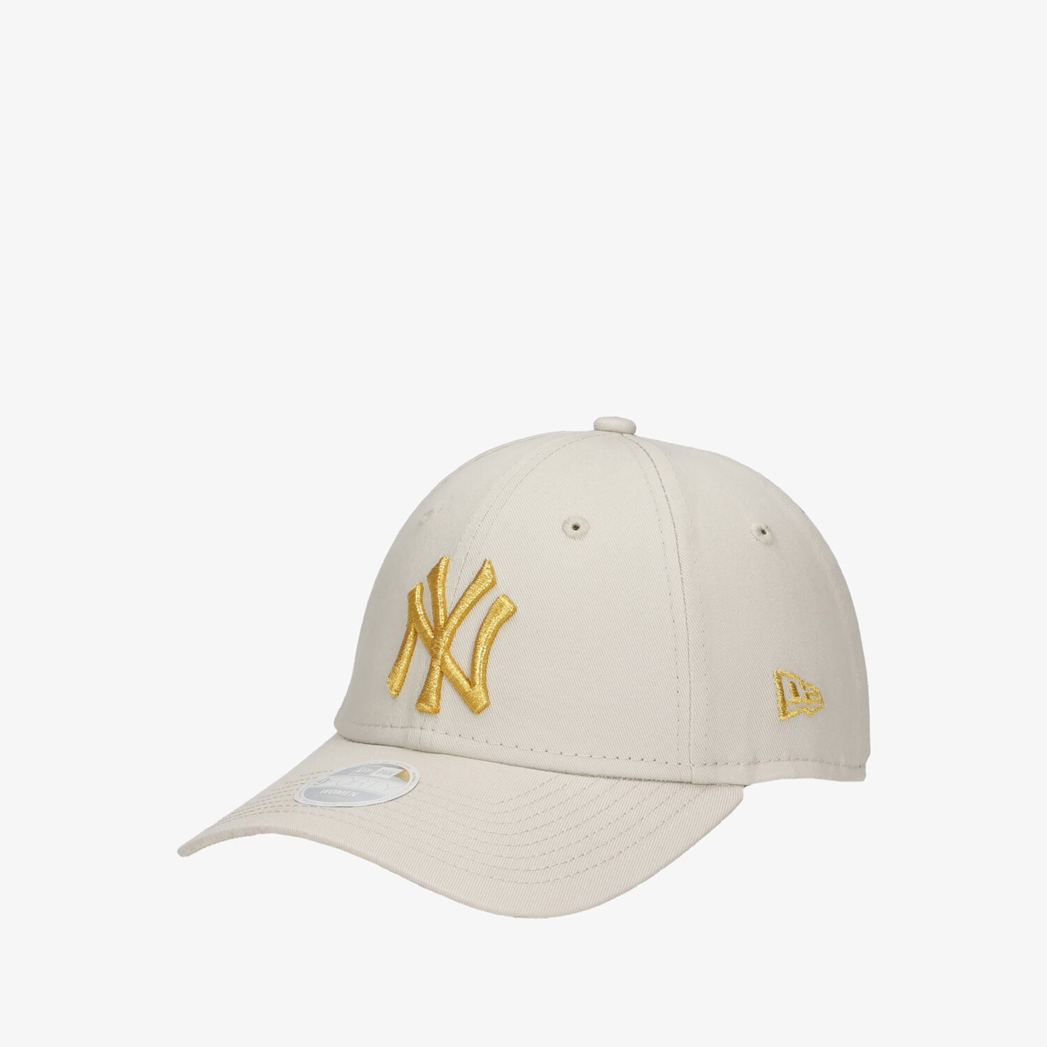 Femei șapcă NEW ERA CACIULA WMNS METALLIC LOGO 940 NYY STN NEW YORK YANK 60222491 Bej