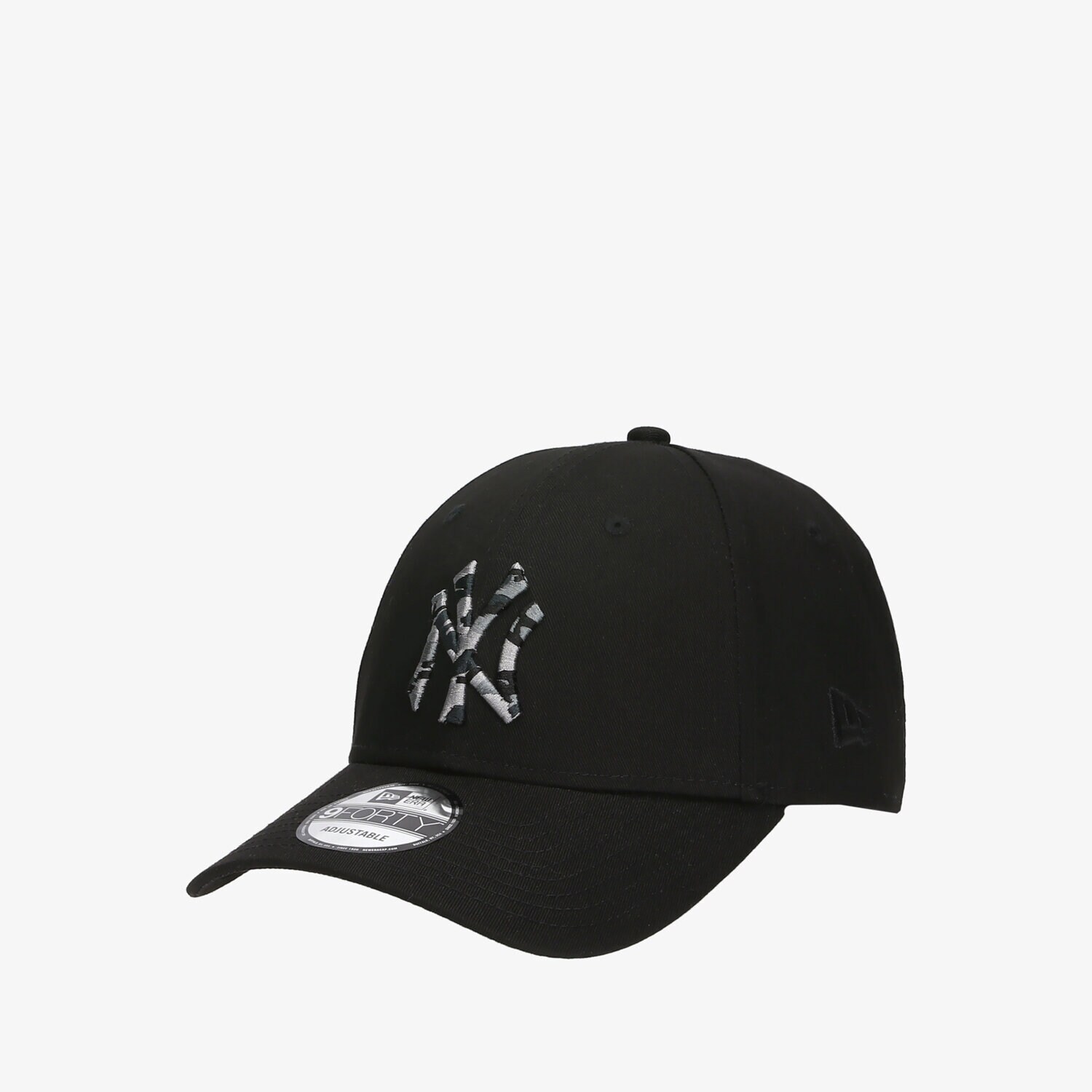 Bărbați șapcă NEW ERA CACIULA CAMO INFILL 940 NYY BLK NEW YORK YANKEES BLK 60222421 Negru