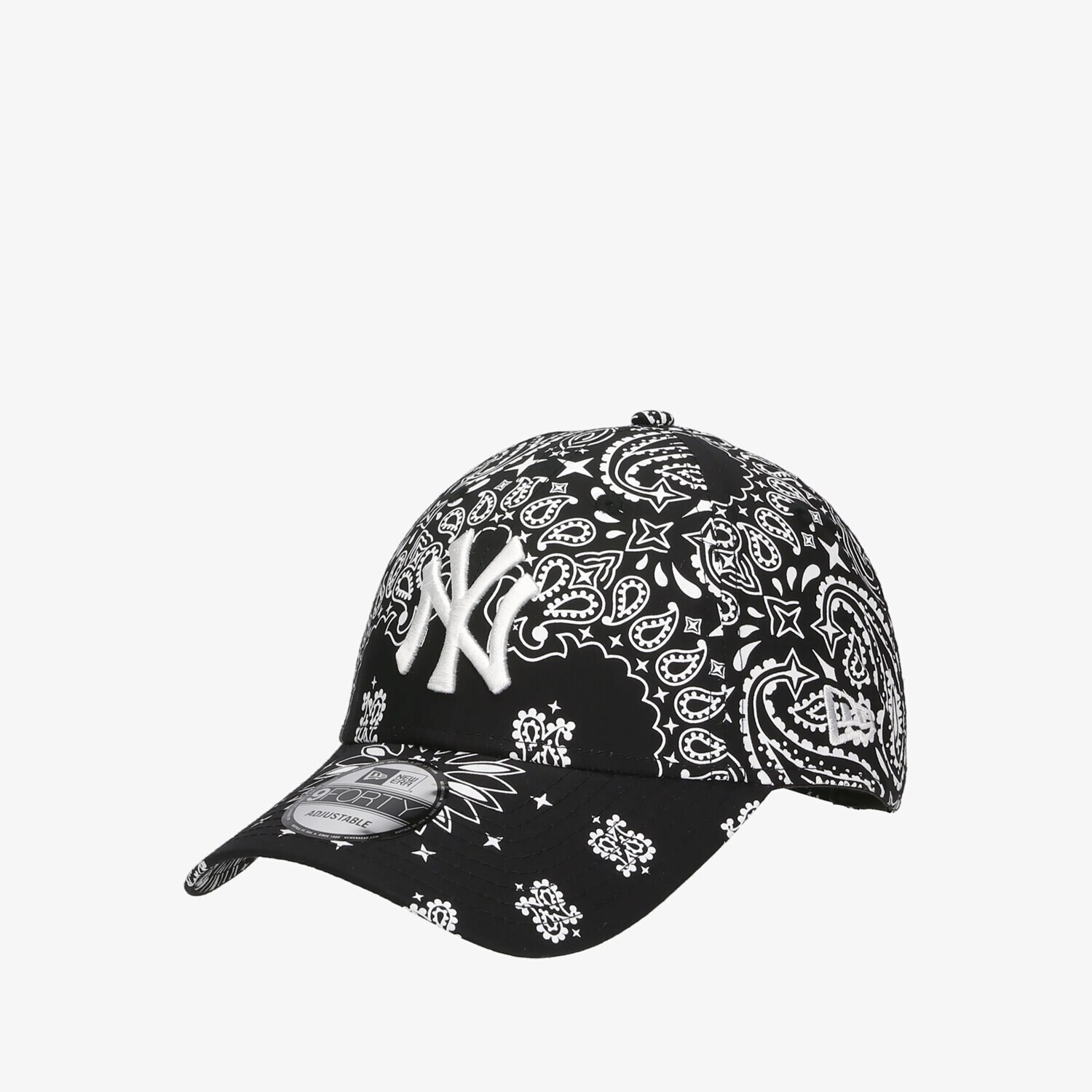 Bărbați șapcă NEW ERA CACIULA PAISLEY PRINT 940 BLK NEW YORK YANKEES BLKWH 60222542 Negru