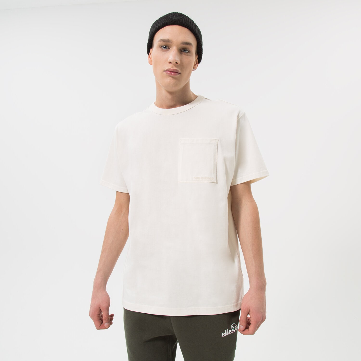 Bărbați tricou NEW BALANCE TRICOU NB ATHLETICS NATURE STATE MT23567GIE Alb