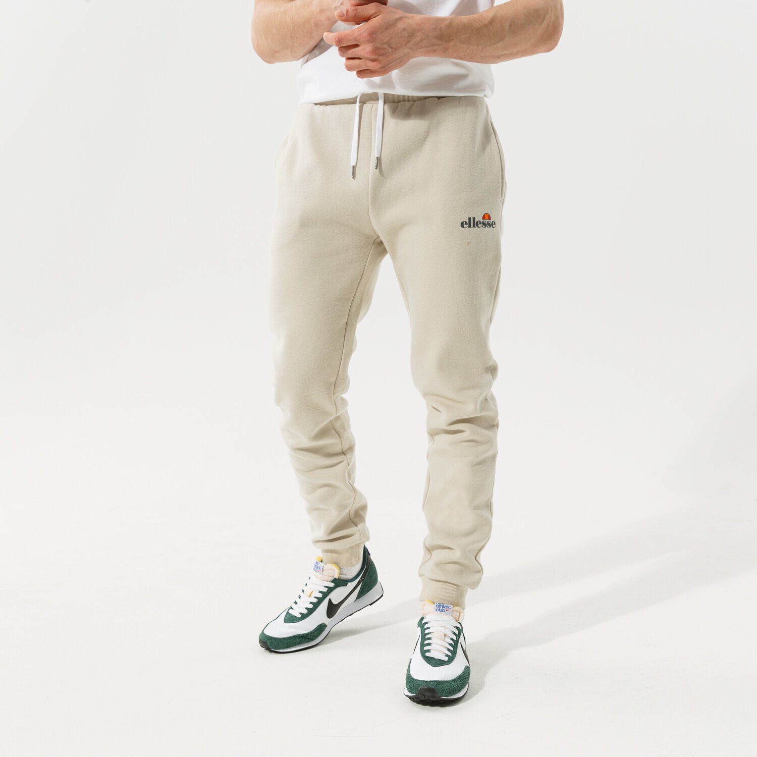 Bărbați pantaloni ELLESSE PANTALONI  GRANITE JOG PANT BEIGE SHM12643214 Bej