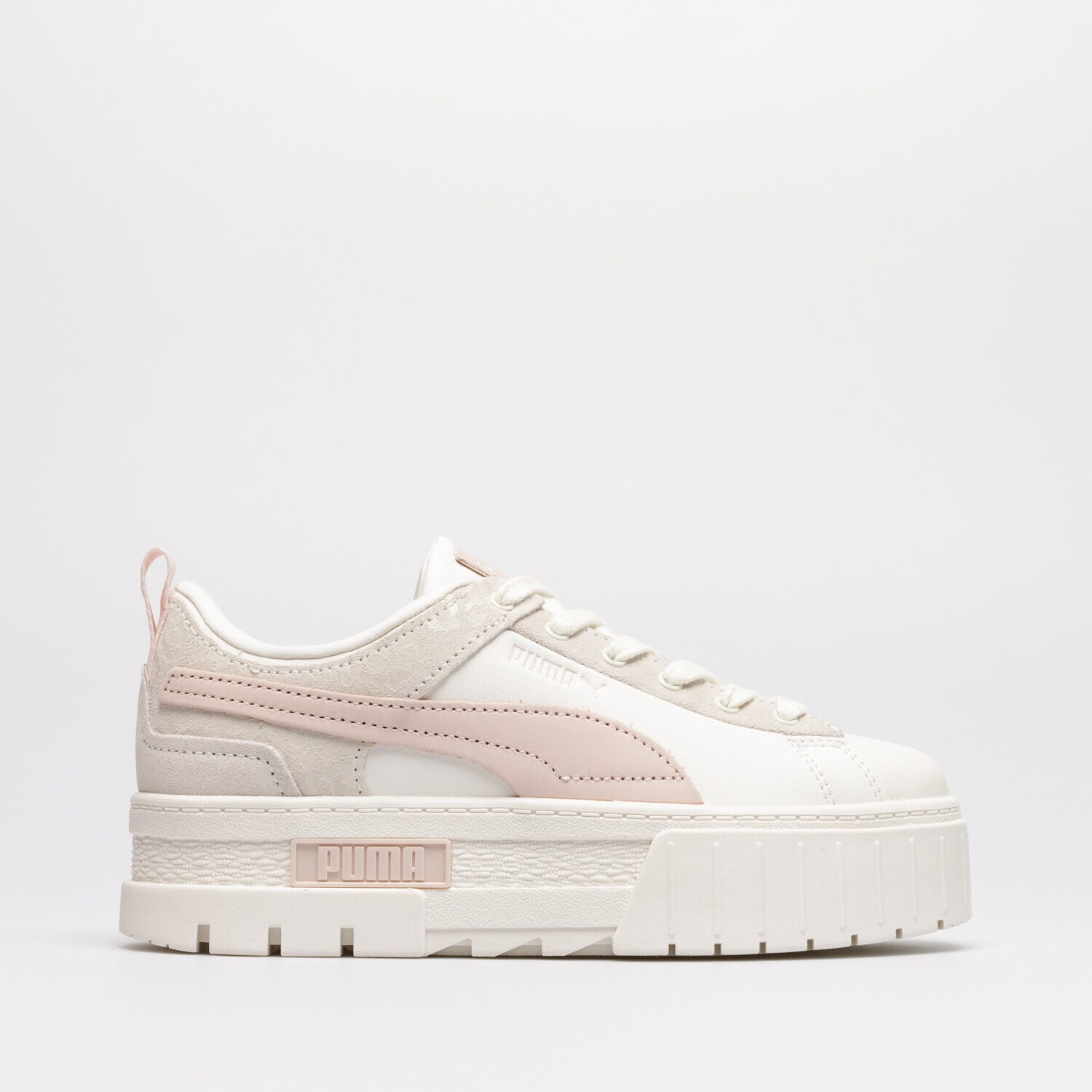 Femei pantofi sport PUMA MAYZE RAW MUTED ANIMAL WNS 38757102 Alb