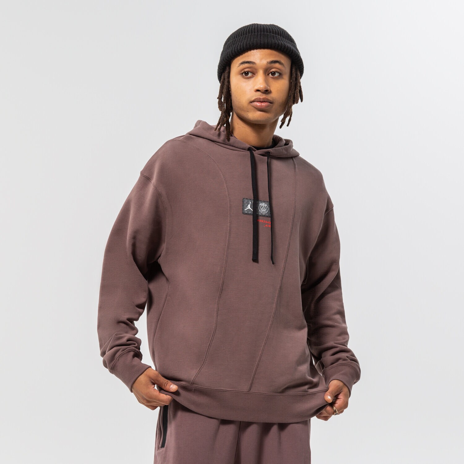 Bărbați bluză JORDAN BLUZĂ CU GLUGĂ M J PSG FLC PO DM3096-291 Maro