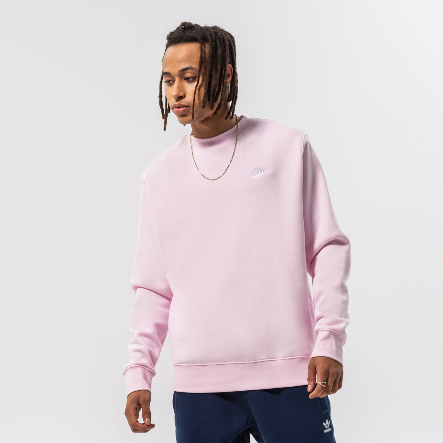 Bărbați bluză NIKE BLUZĂ NIKE SPORTSWEAR CLUB FLEECE BV2662-663 Roz