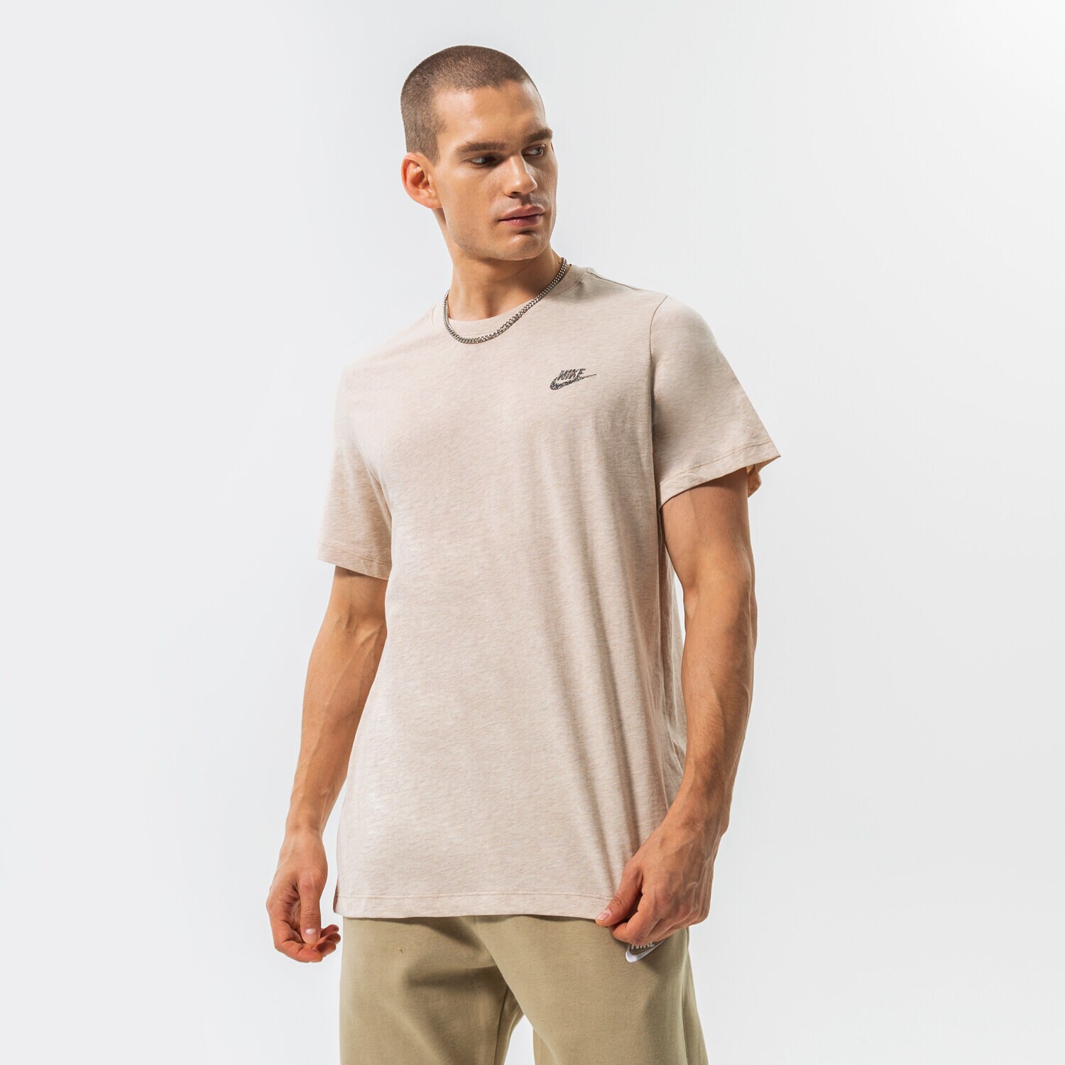 Bărbați tricou NIKE TRICOU M NSW CLUB TEE SUST DR7923-247 Bej