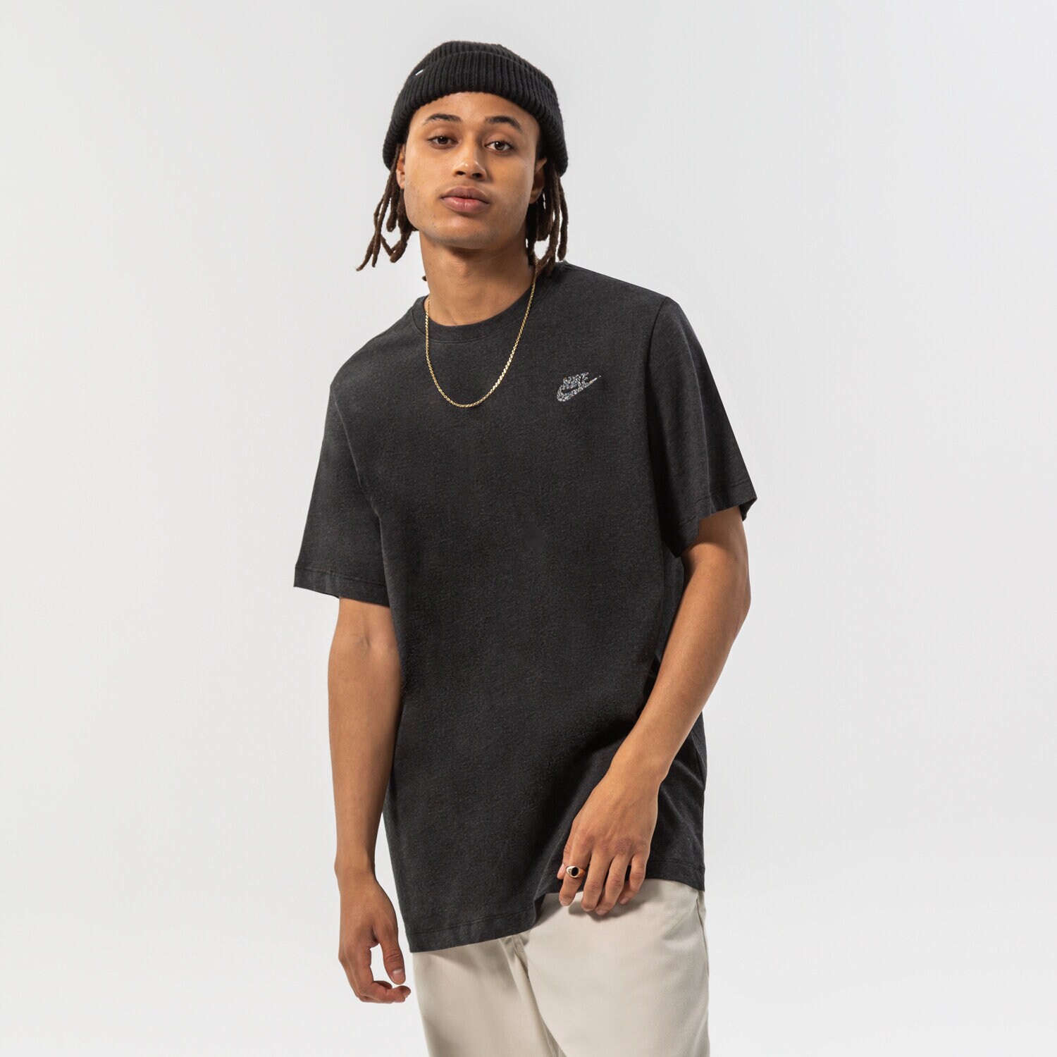 Bărbați tricou NIKE TRICOU M NSW CLUB TEE SUST DR7923-010 Negru