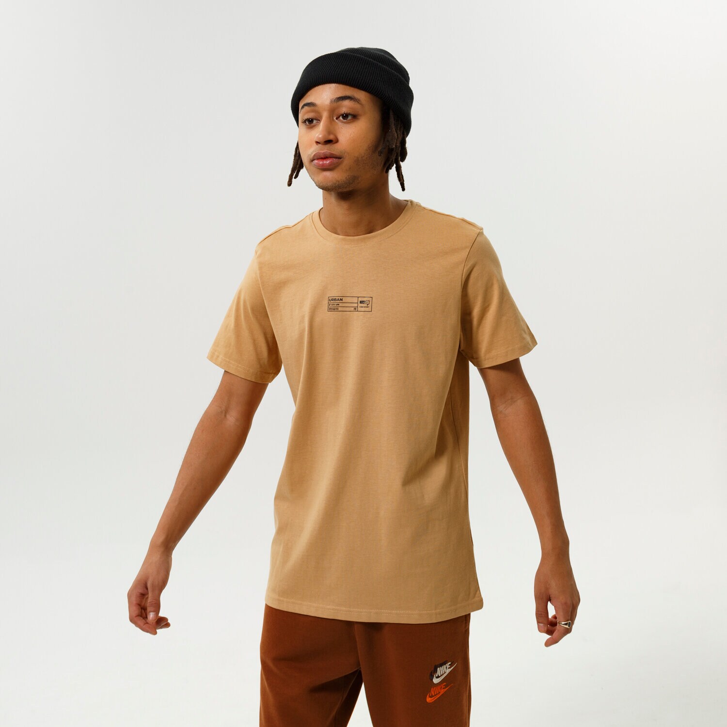 Bărbați tricou CONFRONT TRICOU BOX LOFO TEE BEIGE CF321TSM76001 Bej