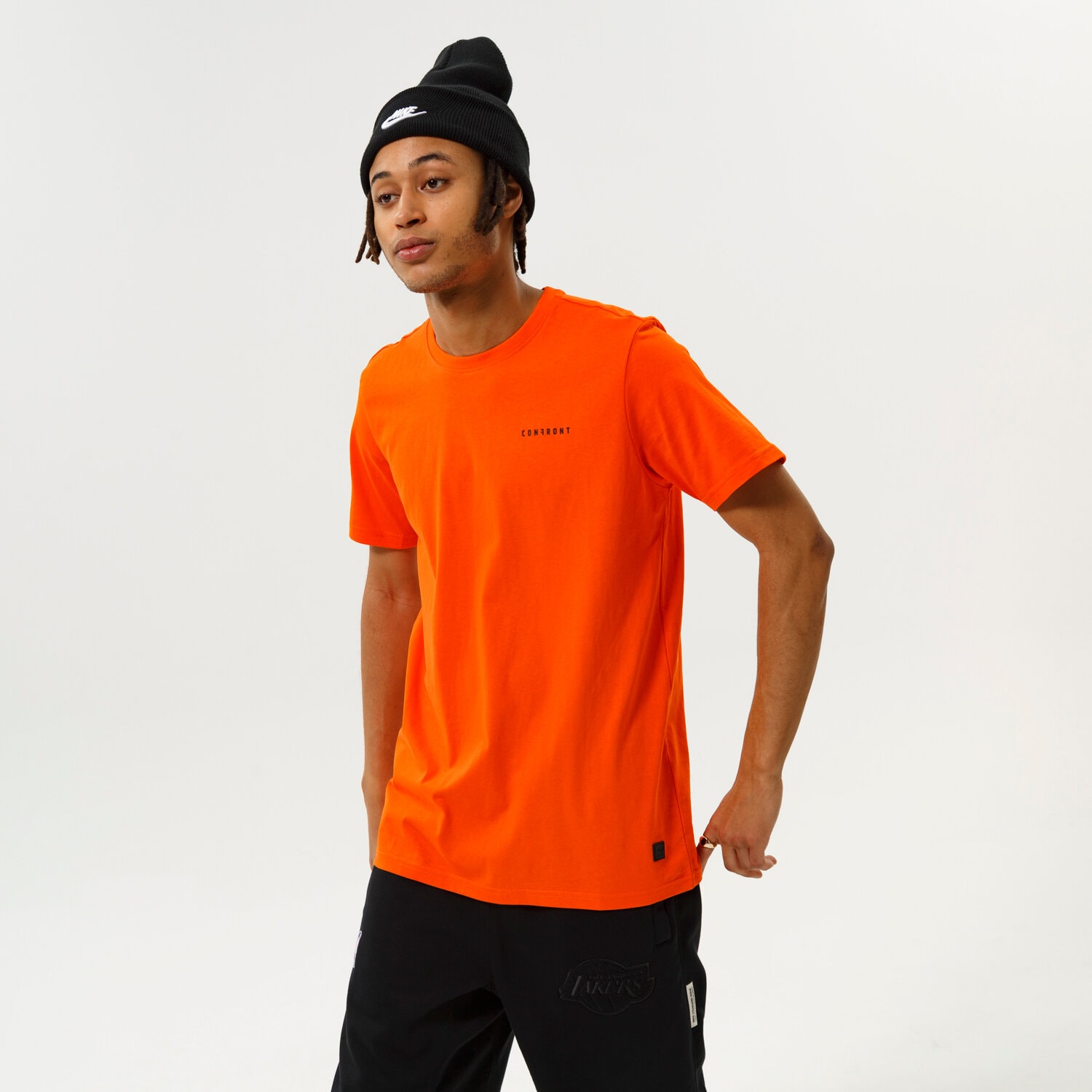 Bărbați tricou CONFRONT TRICOU SMALL LOGO TEE ORANGE CF321TSM77002 Portocaliu