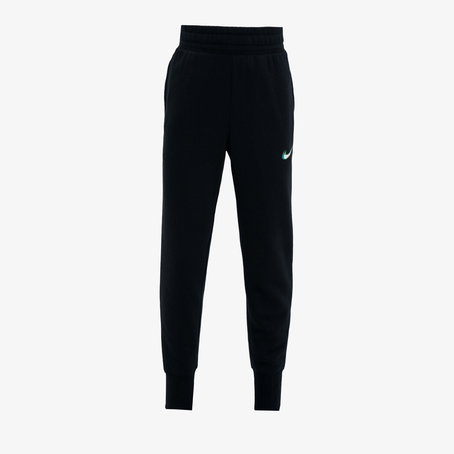 Pantaloni pentru copii NIKE PANTALONI  G NSW CLUB HW PRNT GIRL DO2350-010 Negru