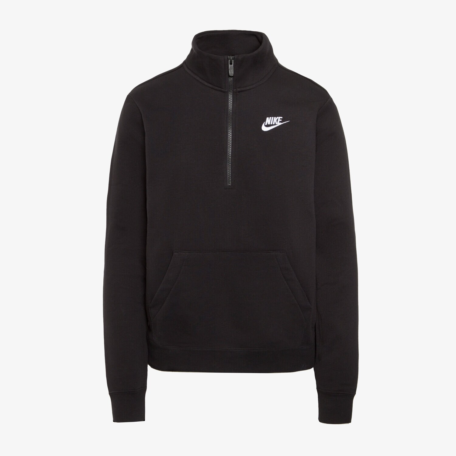 Femei bluză NIKE BLUZĂ W NSW CLUB FLC QZ STD DQ5838-010 Negru