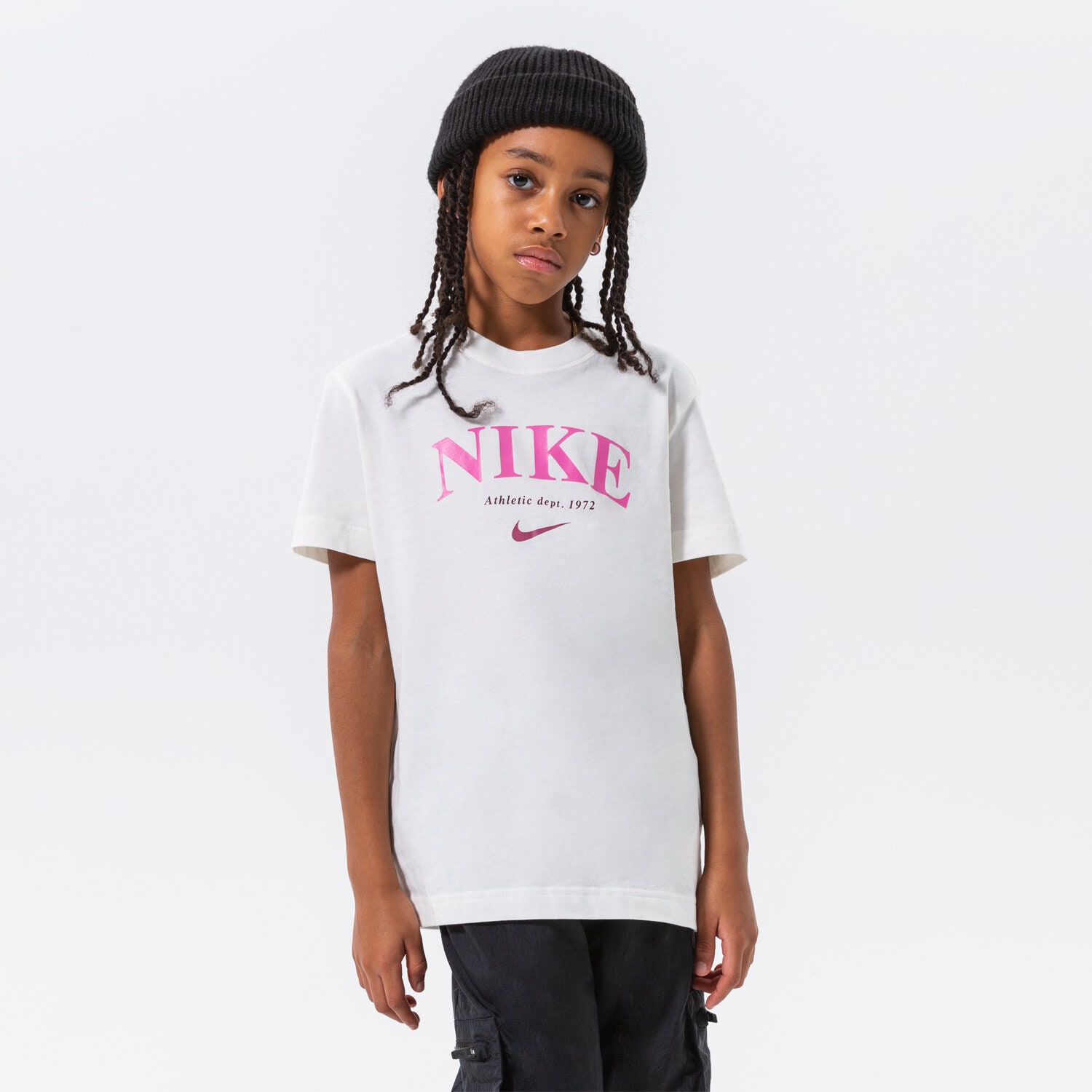 Copii tricou NIKE GIRLS' TREND BOYFRIEND TRICOU JUNIOR GIRL DV6137-133 Bej