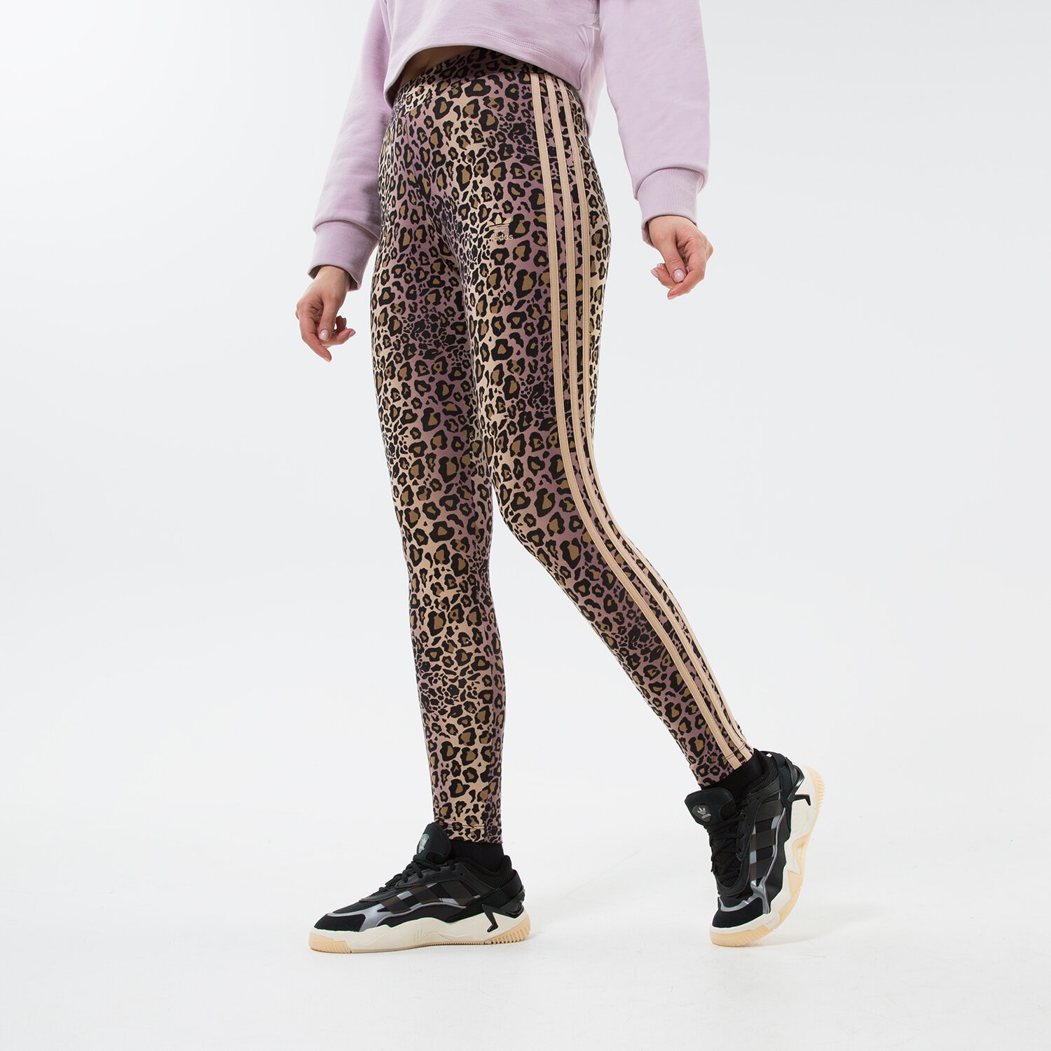 Femei pantaloni ADIDAS COLANȚI 7/8 COLANȚI HK5191 Maro