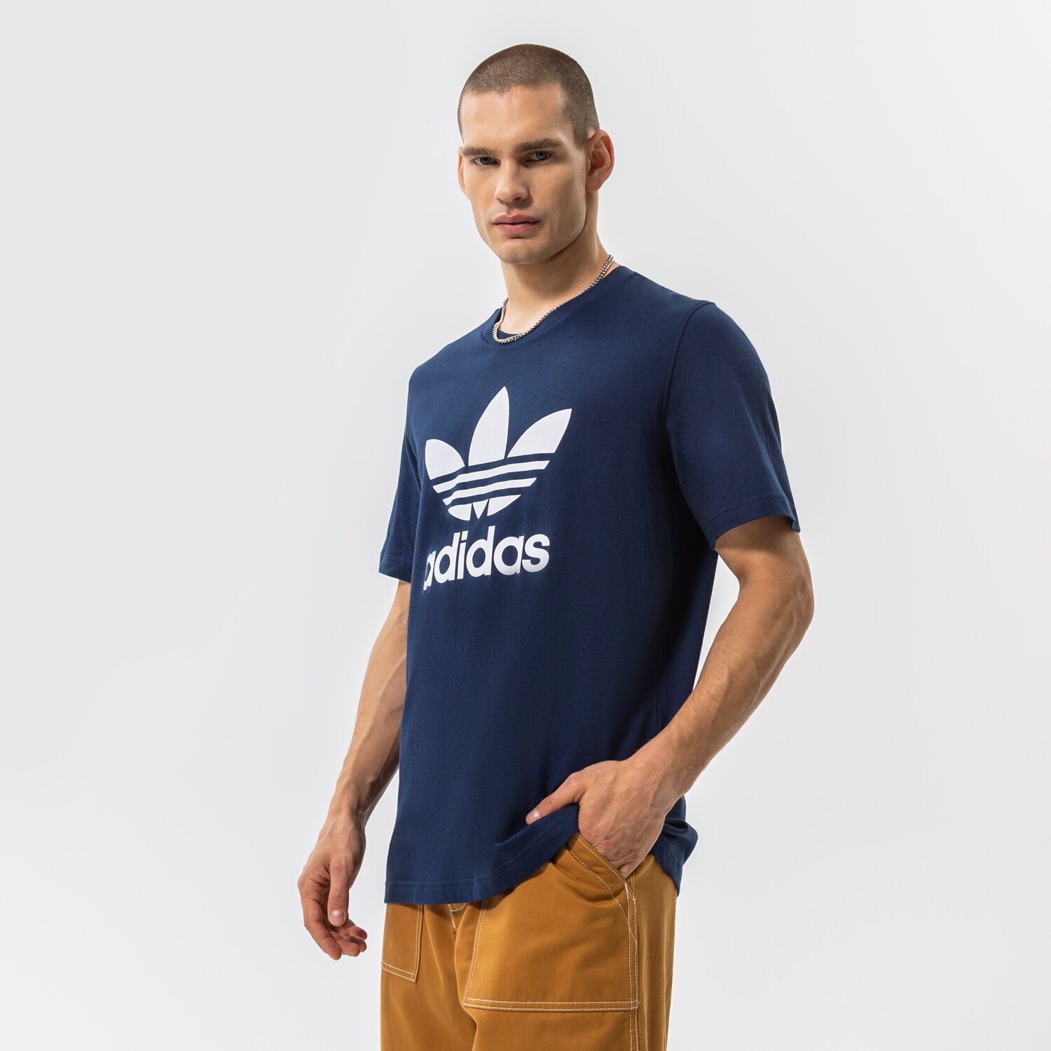 Bărbați tricou ADIDAS TRICOU TREFOIL HK5226 Negru