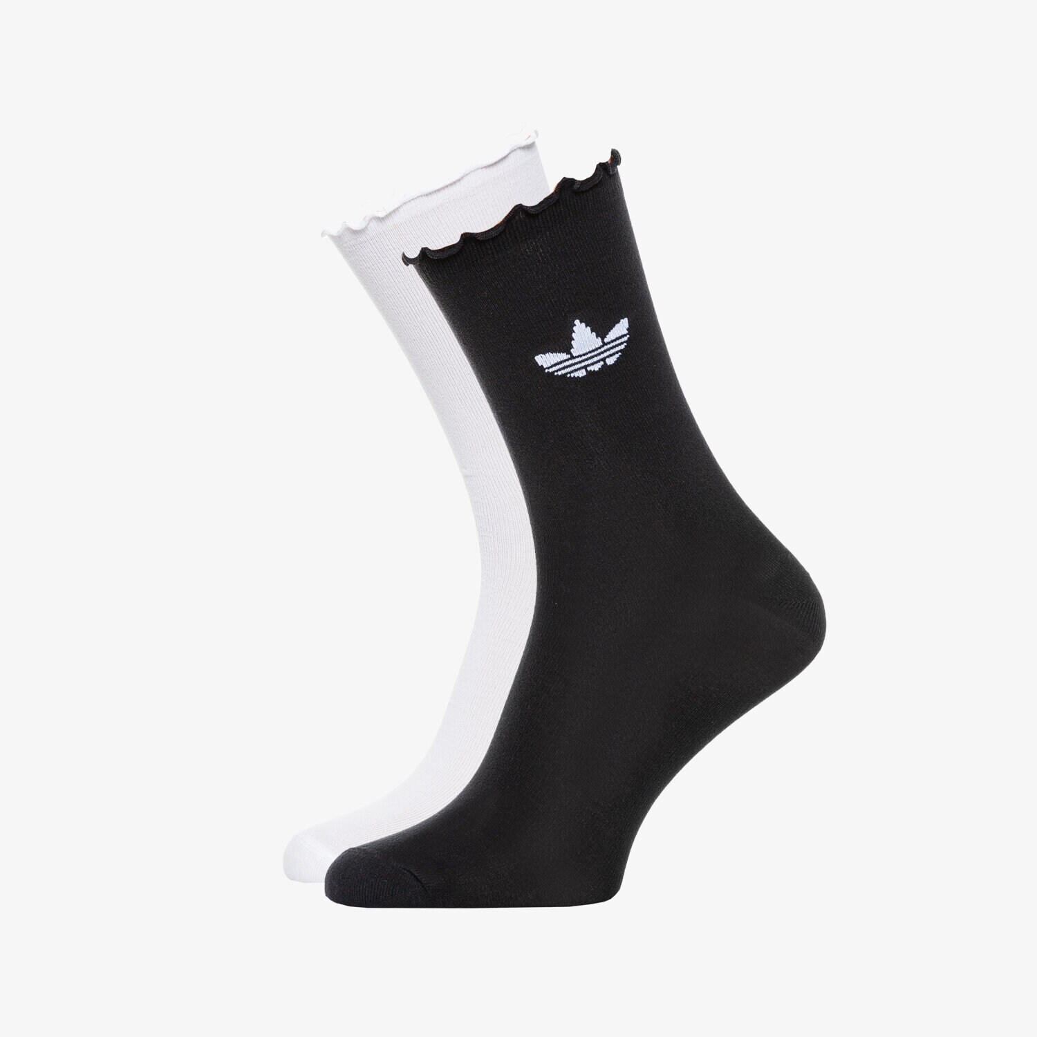 Femei șosete ADIDAS ȘOSETE RUFFLE CRW 2PP HC9532 Negru