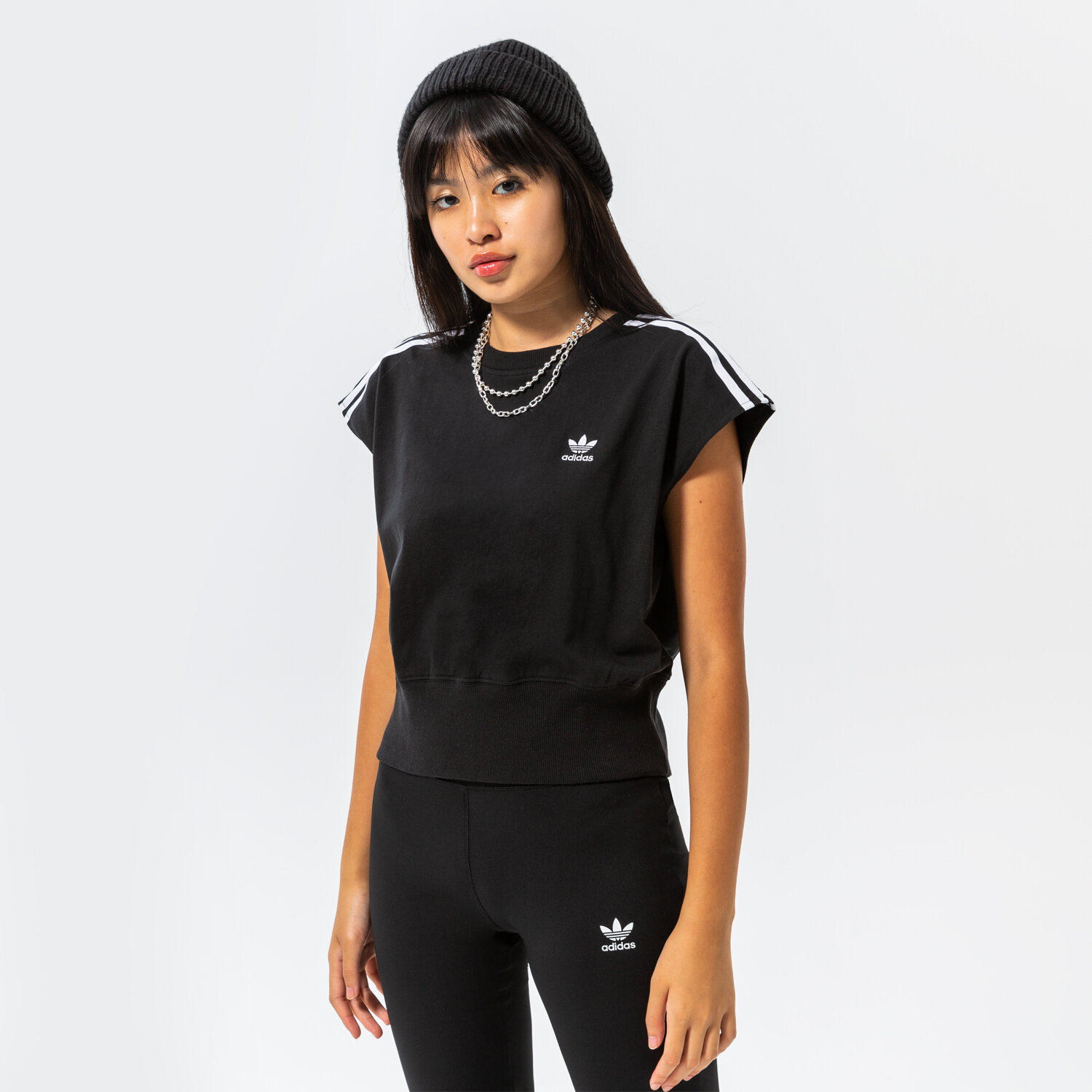 Femei tricou ADIDAS TRICOU WAIST CINCH TEE HM2110 Negru