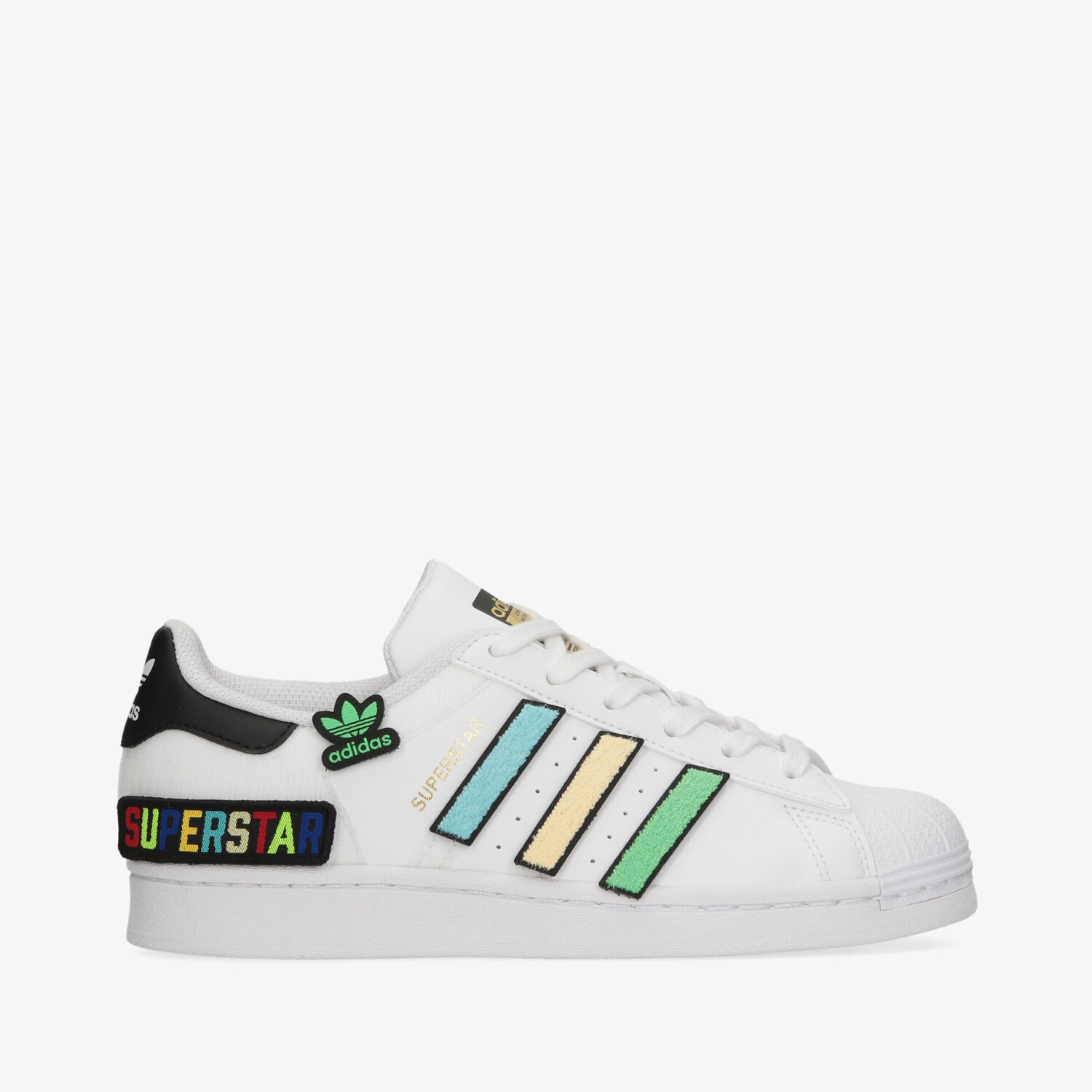 Copii pantofi sport ADIDAS SUPERSTAR J Q47342 Alb