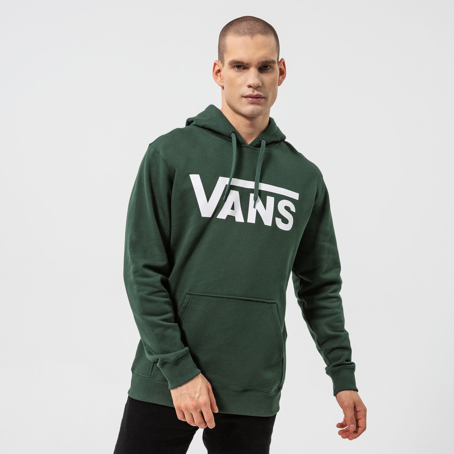 Bărbați bluză VANS BLUZĂ CU GLUGĂ MN VANS CLASSIC PO HOODIE II VN0A456B4CL Verde