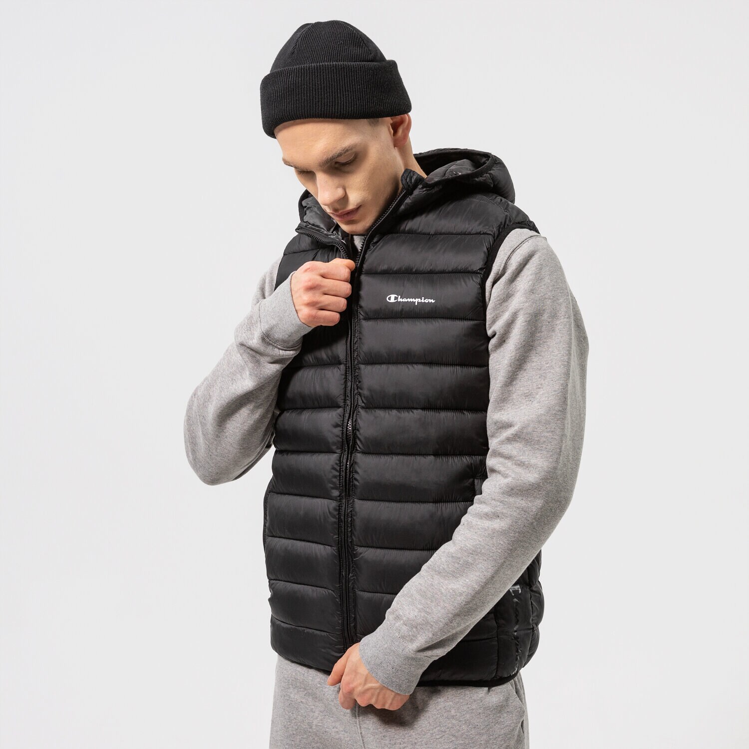 Bărbați veste CHAMPION VESTĂ VEST 216648KK001 Negru