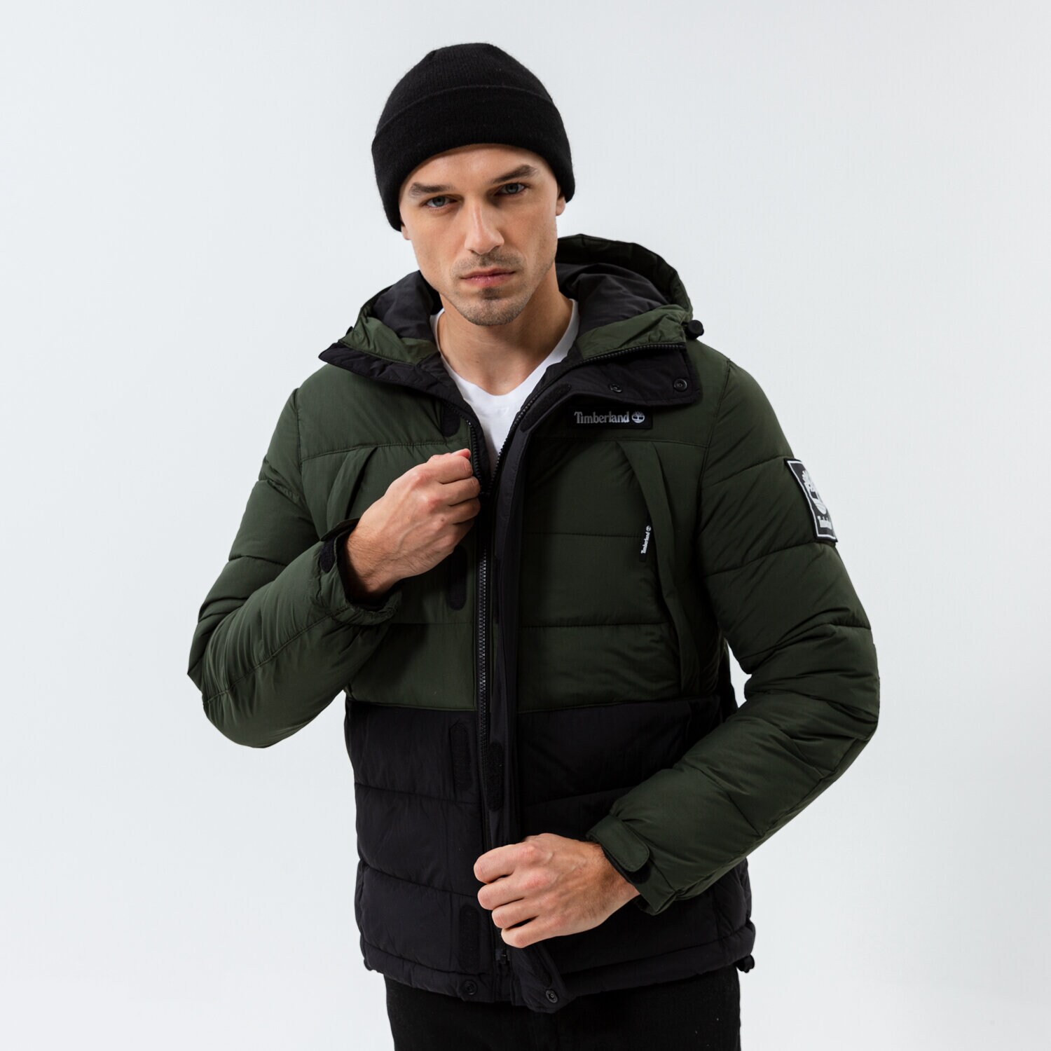 Bărbați eacă de iarnă TIMBERLAND JACHETĂ DE IARNĂ YC OUTDOOR ARCHIVE PUFFER JACKET TB0A2AEBW741 Kaki