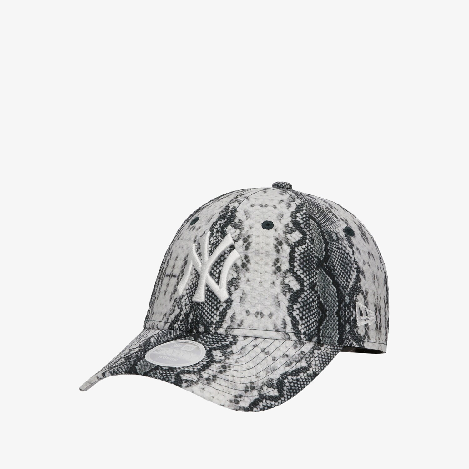 Femei șapcă NEW ERA CACIULA WMNS ANIMAL PRINT 940 SNAKE NEW YORK YANKEES 60240486 Negru