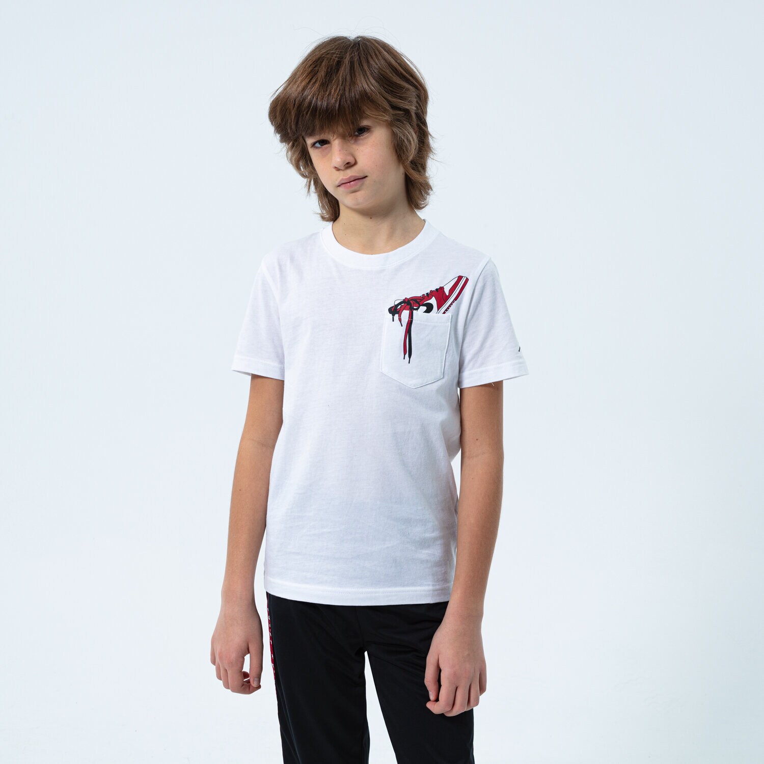 Copii tricou JORDAN TRICOU AJ1 POCKET PLAY BOY 95B092001 Alb