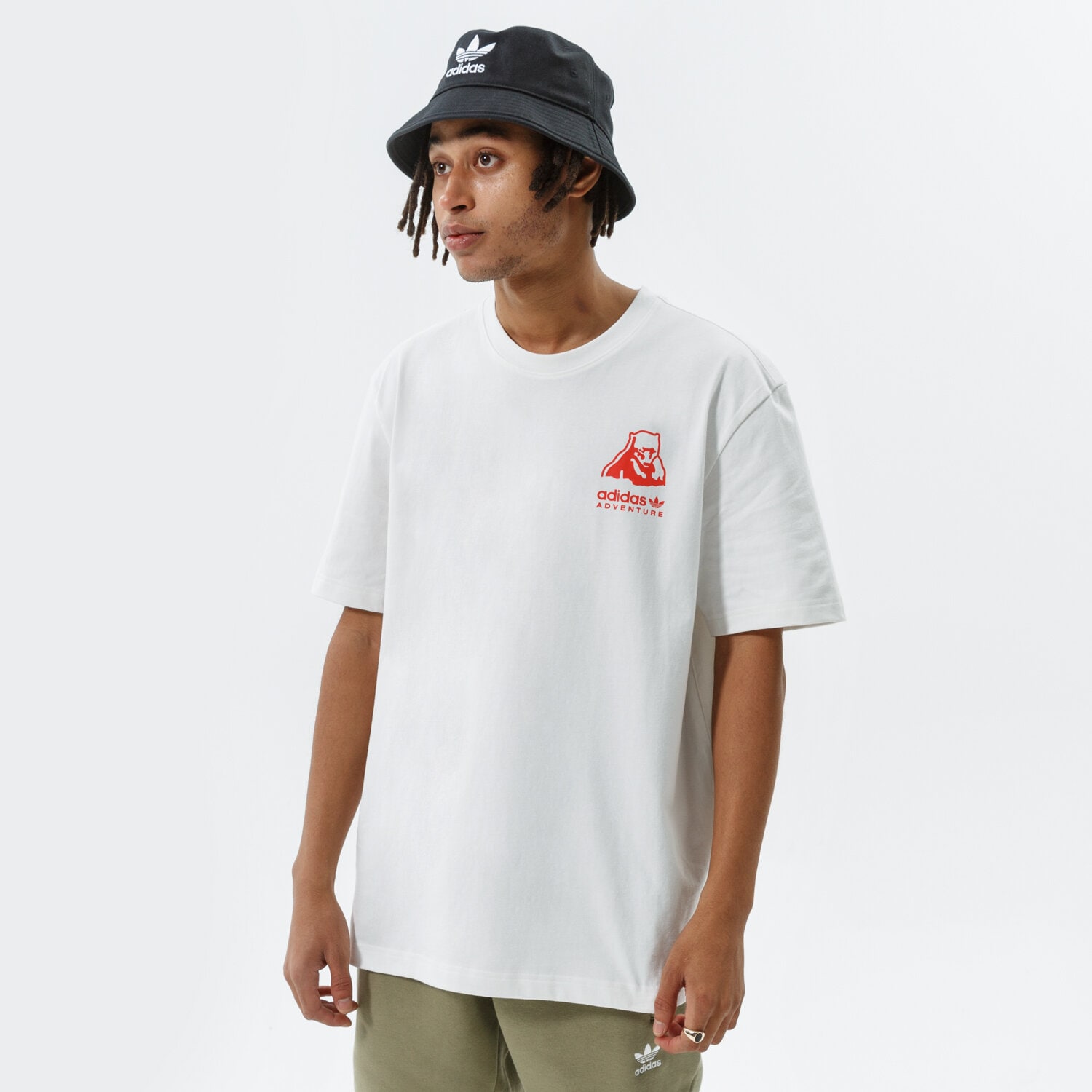 Bărbați tricou ADIDAS TRICOU PBEAR TEE H09082 Alb