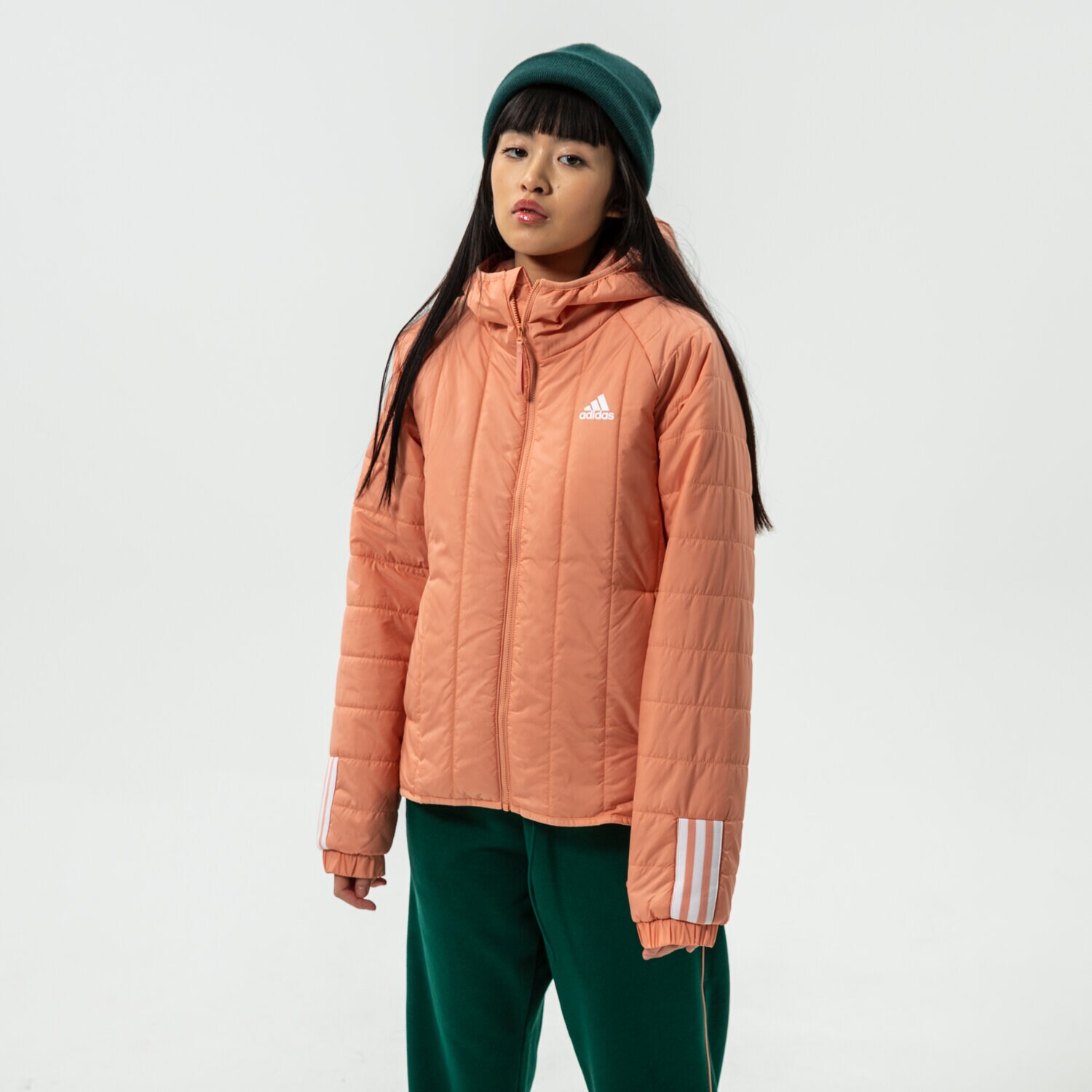 Femei geacă de iarnă ADIDAS JACHETĂ W ITAVIC L HO J GT1687 Roz