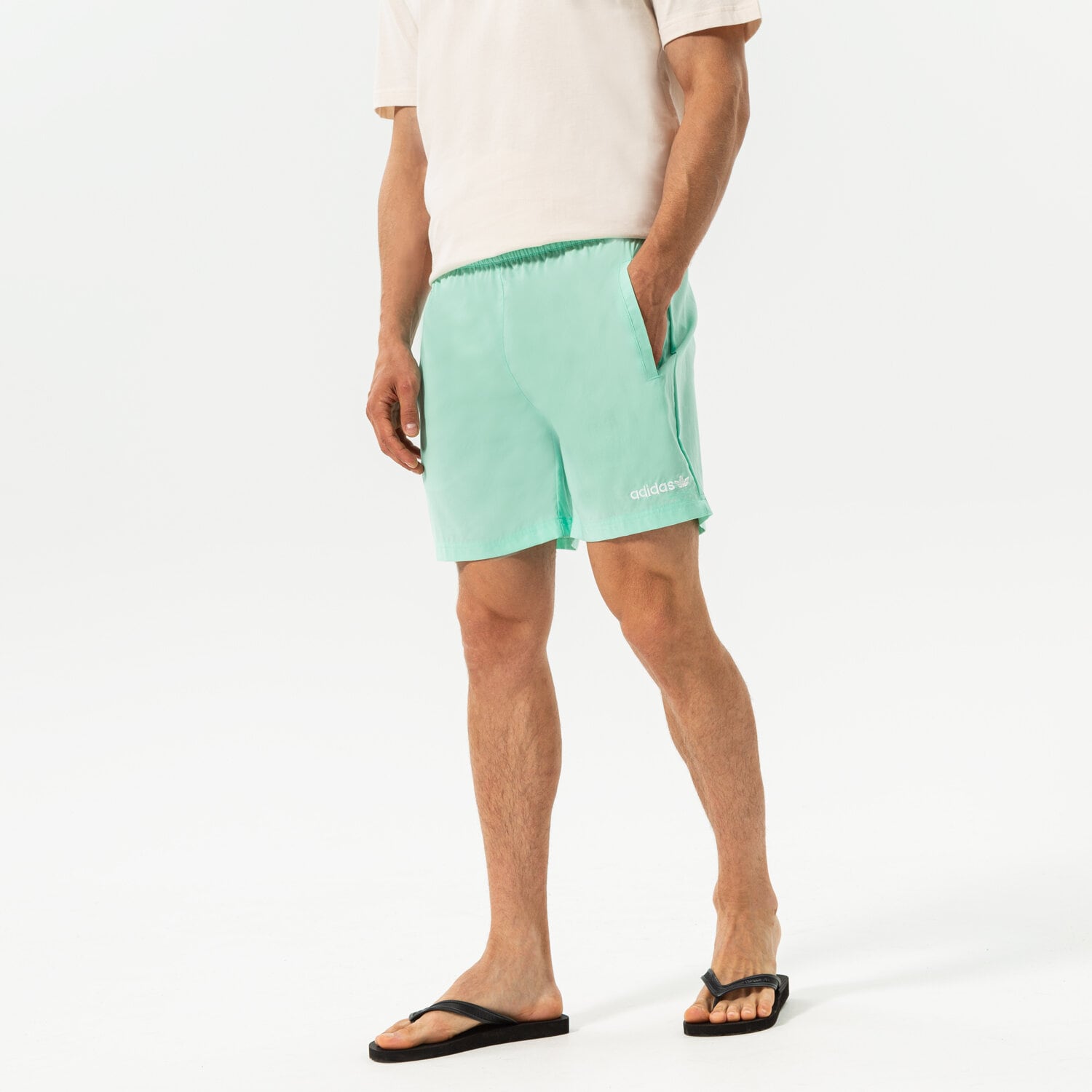 Femei pantaloni scurți ADIDAS PANTALONI SCURȚI SWIMSHORT HR7902 Albastru