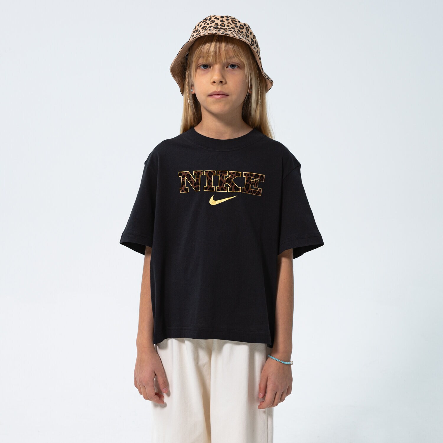 Copii tricou NIKE TRICOU G NSW TEE BOXY GIRL DM3489-010 Negru