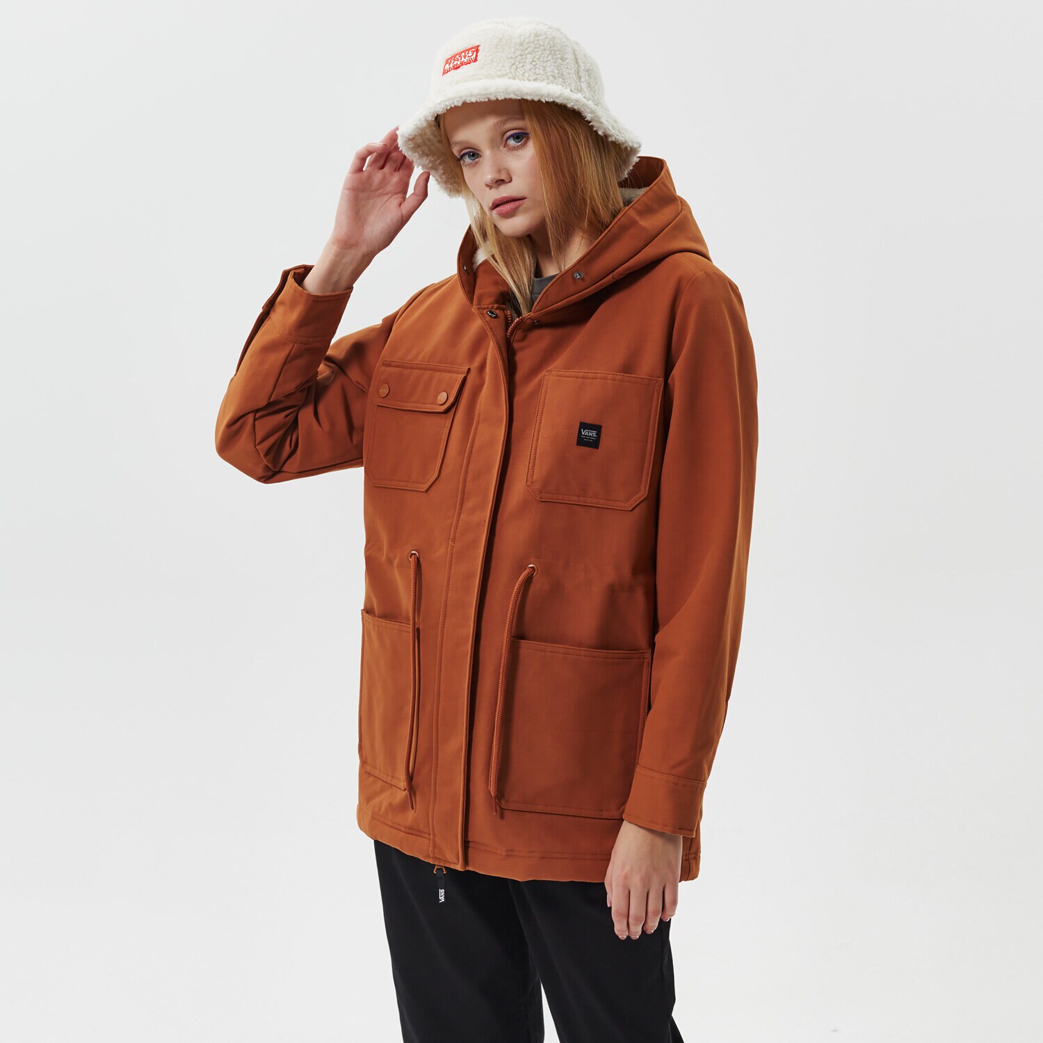 Femei geacă de iarnă VANS JACHETĂ WM TAYLOR HOOD JACKET MTE VN0A5LJ7TST1 Maro