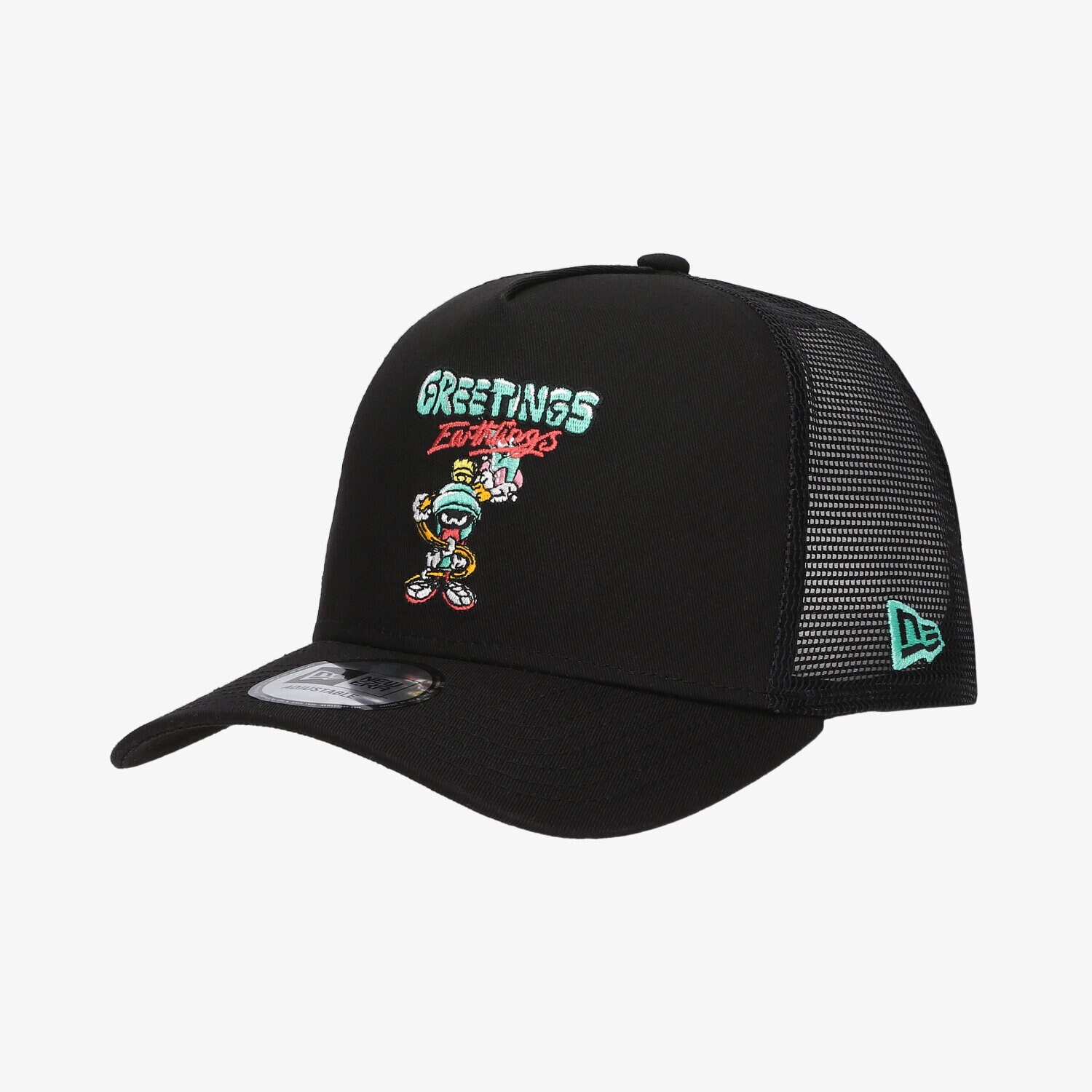 Bărbați șapcă NEW ERA CACIULA CHARACTER TRUCKER MARVIN MARVIN THE MARTIAN  60141582 Negru