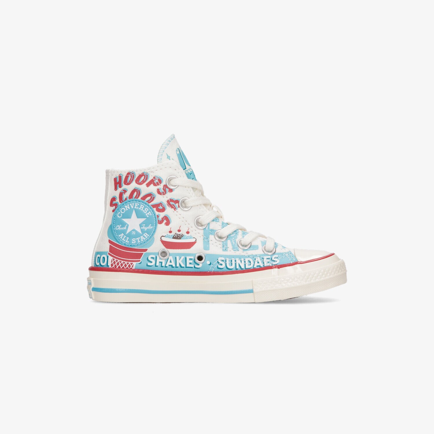 Copii pantofi sport CONVERSE CHUCK 70 A00395C Alb