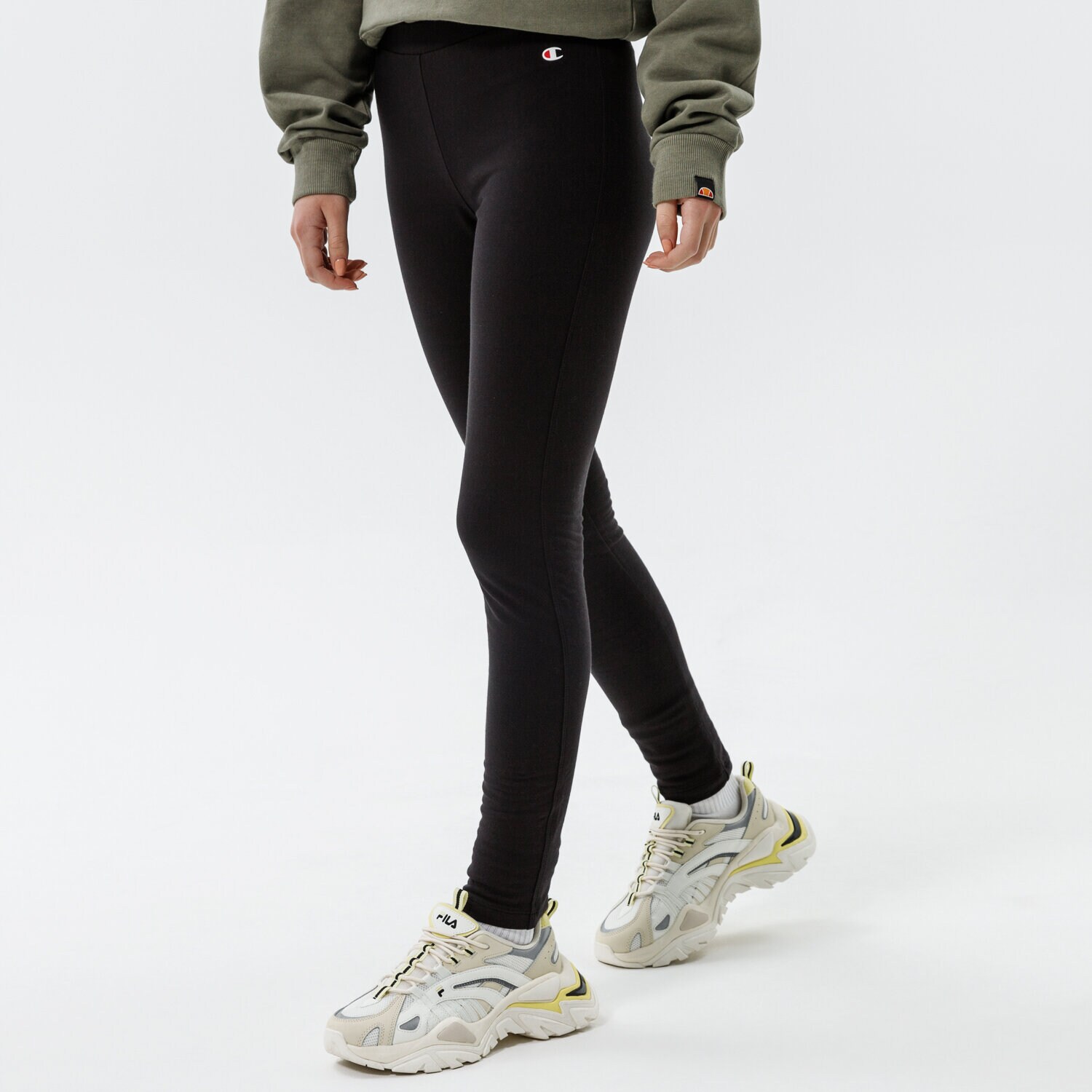 Femei pantaloni CHAMPION PANTALONI COLANȚI 112012KK001 Negru