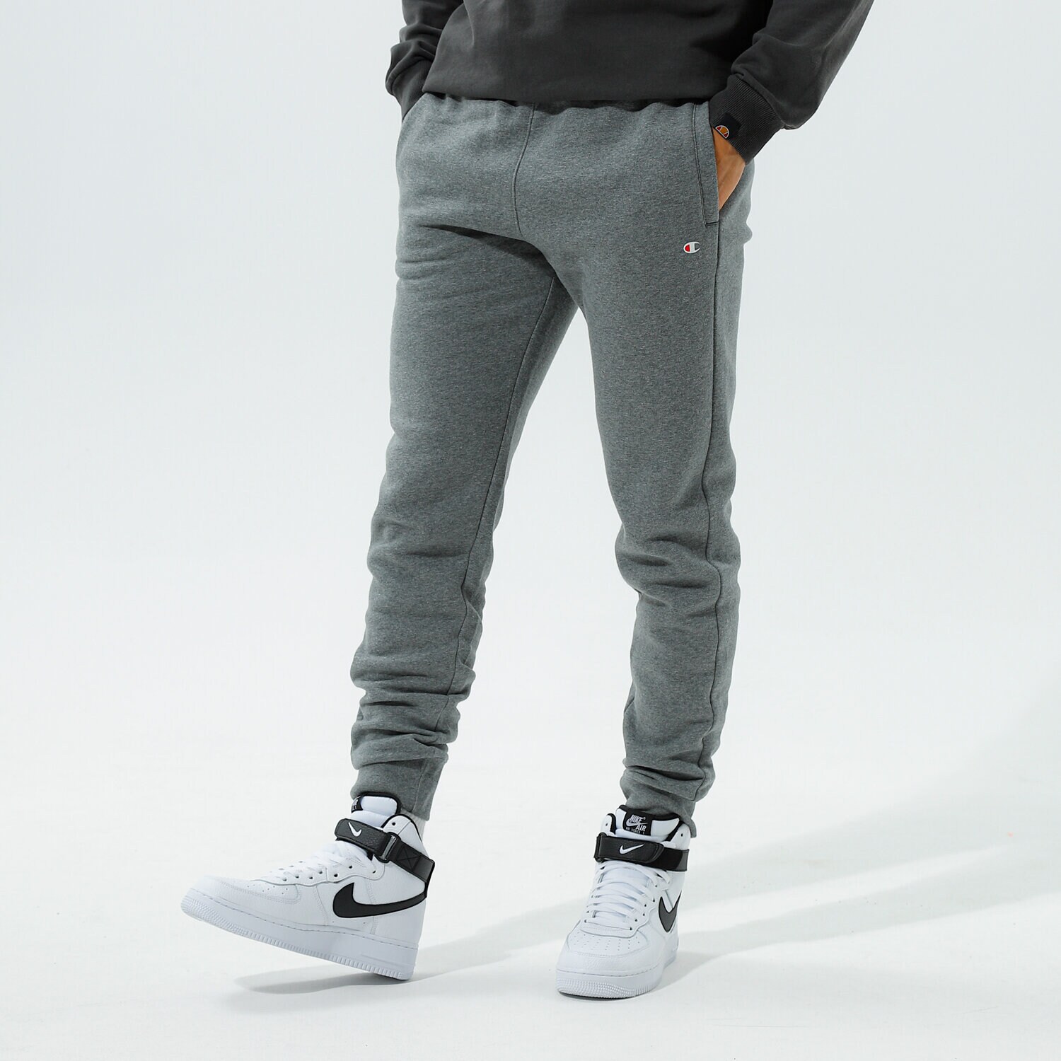 Bărbați pantaloni CHAMPION PANTALONI  RIB CUFF PANTS 214962EM515 Gri