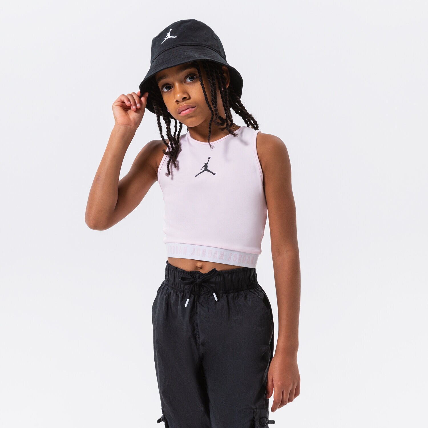 Copii tricou JORDAN ESSENTIALS ACTIVE TOP GIRL 45A855-A9Y Roz